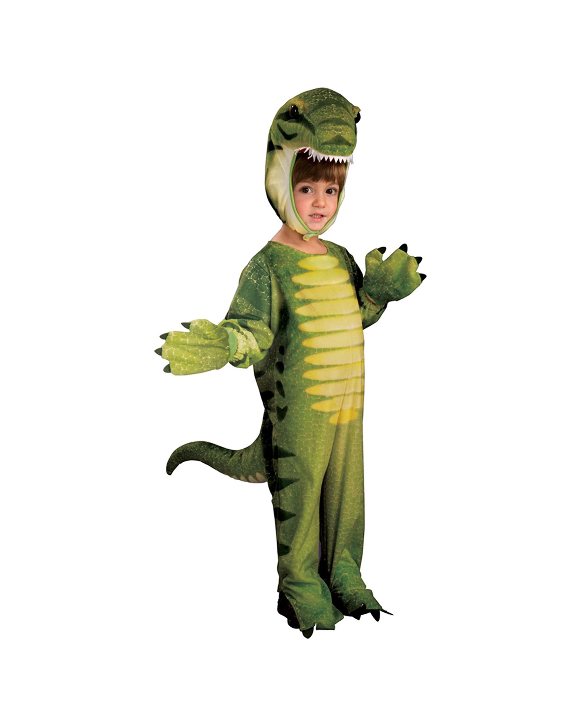 1 Rubies Dino-Mite Mythical T-Rex Dinosaur Jumpsuit Costume Size Toddler - Multi, 1 of 3
