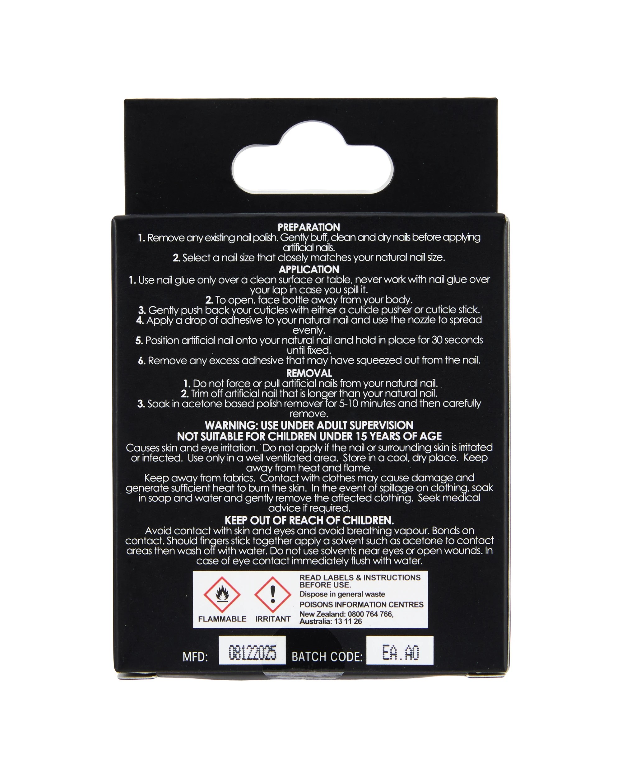 4 OXX Cosmetics 24 Pack Artificial Nails with Adhesive - Pointed Stiletto Shape, Teal Stars with Gems, 4 of 4