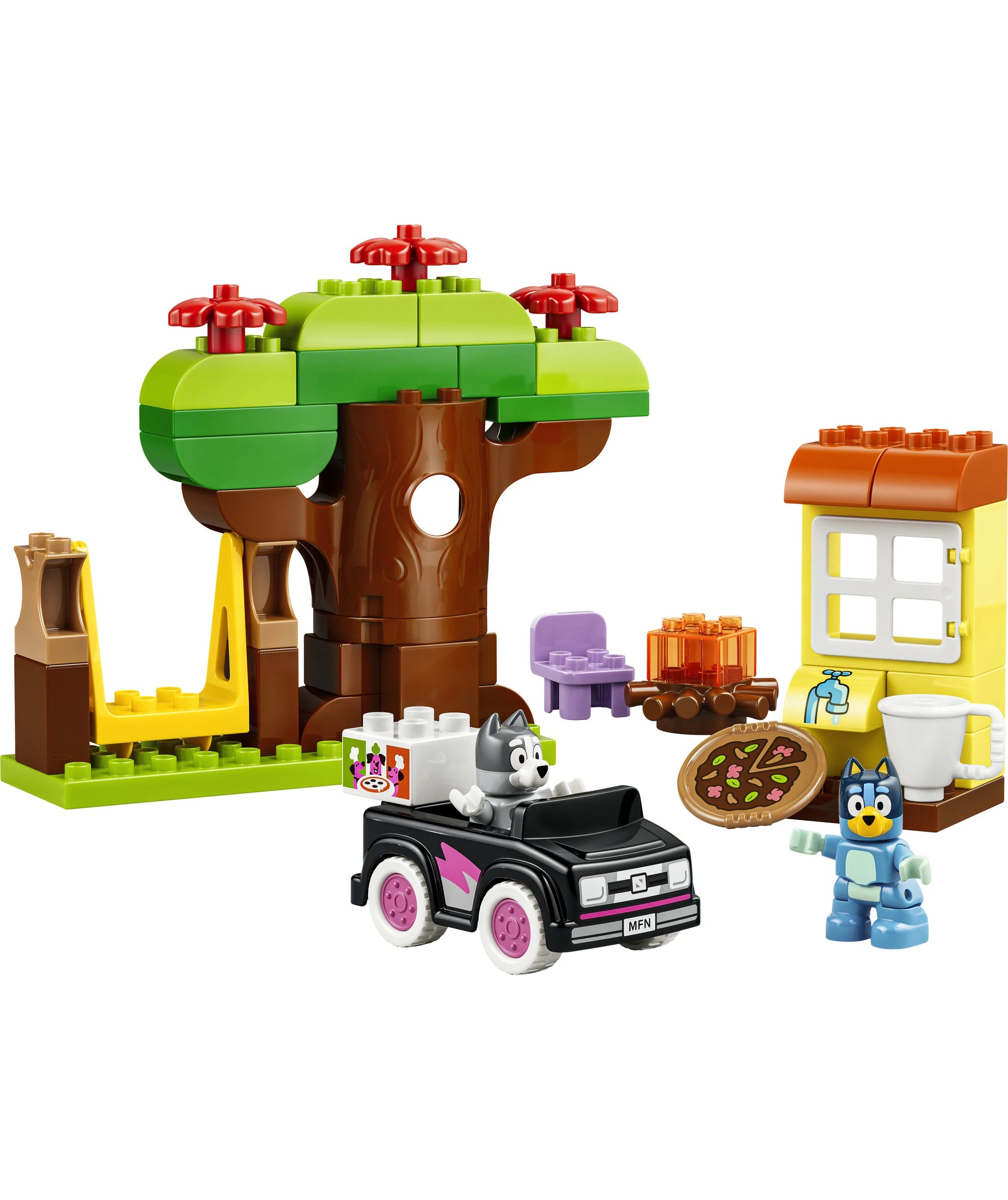 2 LEGO DUPLO Bluey Pizza Girls with Muffin and Bluey 10469, 2 of 9