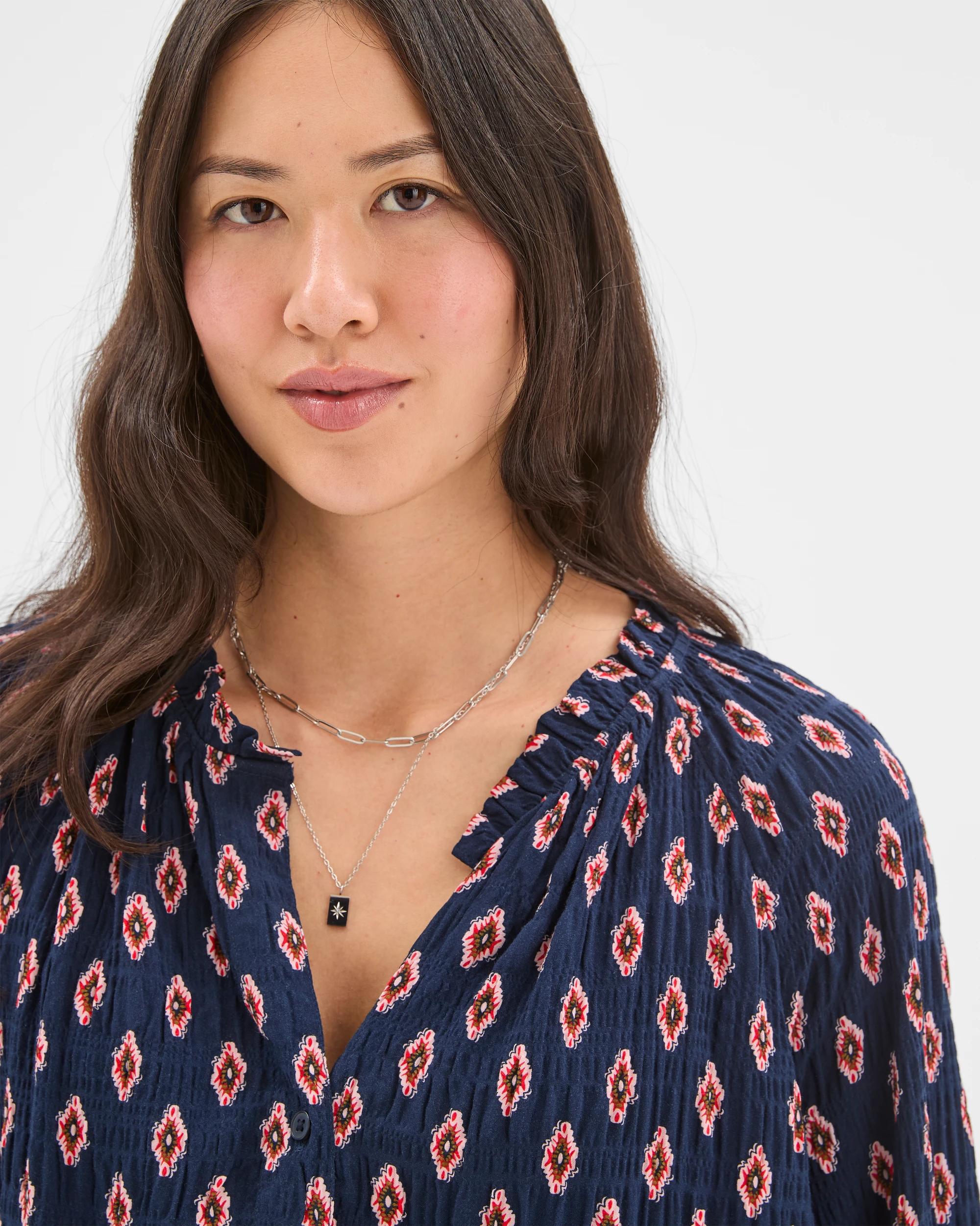 5 Target Woman Long Sleeve Romantic Blouse PRINT, 5 of 6