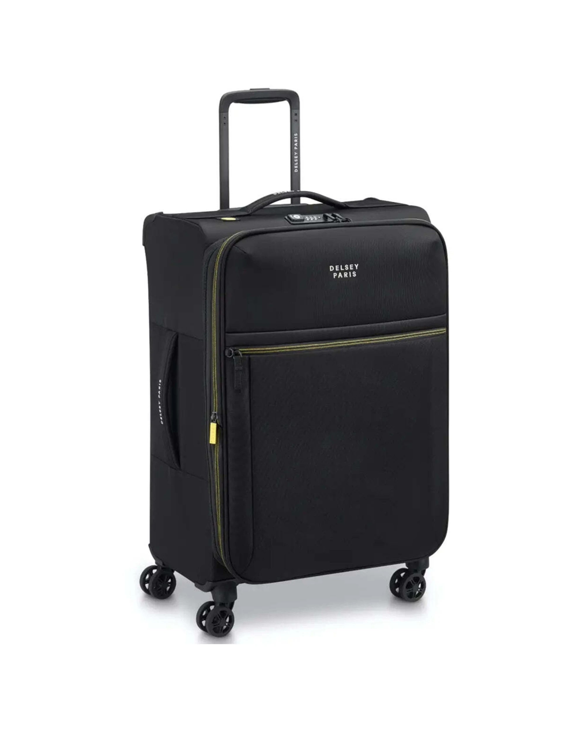 3 Delsey Brochant 3 - 67 cm 4-Wheel Expandable Suitcase TSA Lock Deep - Black, 3 of 7
