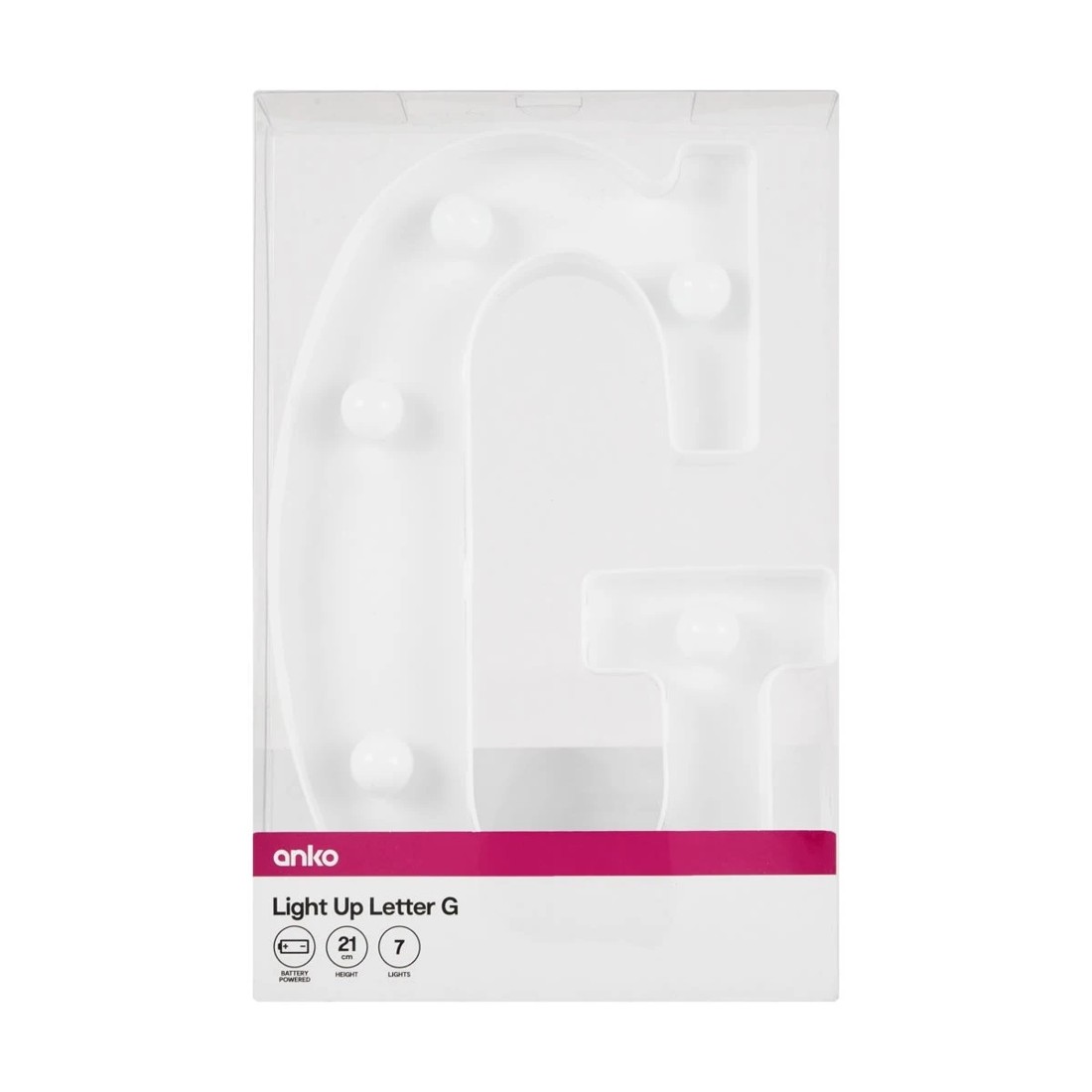 4 Light Up Letter - G, 4 of 5