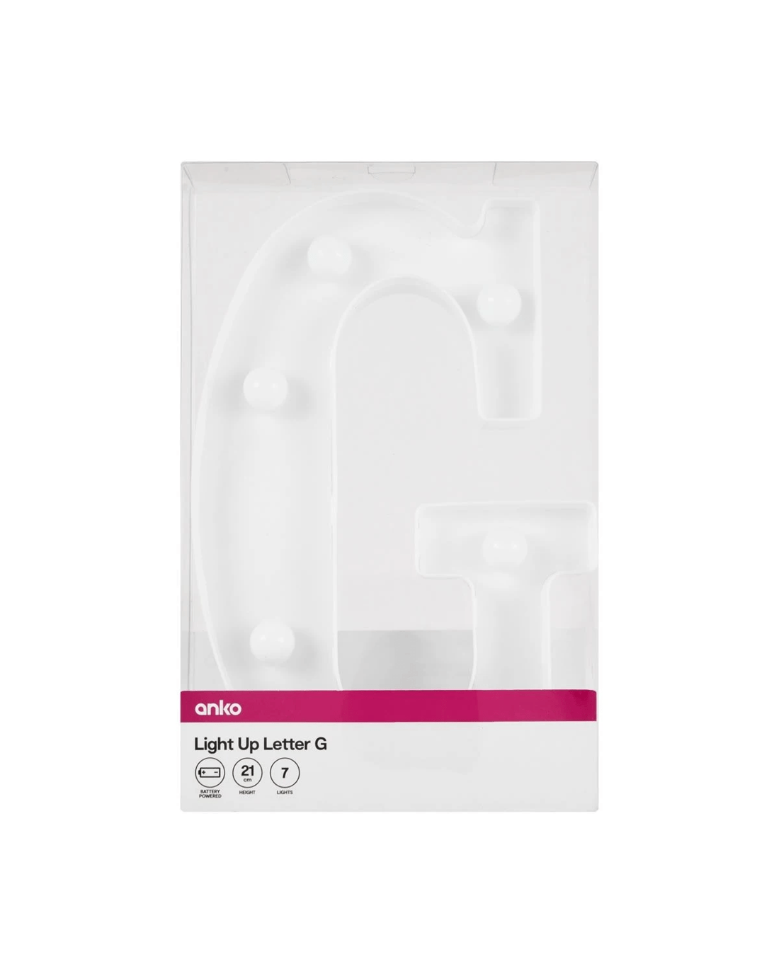 4 Light Up Letter - G, 4 of 5