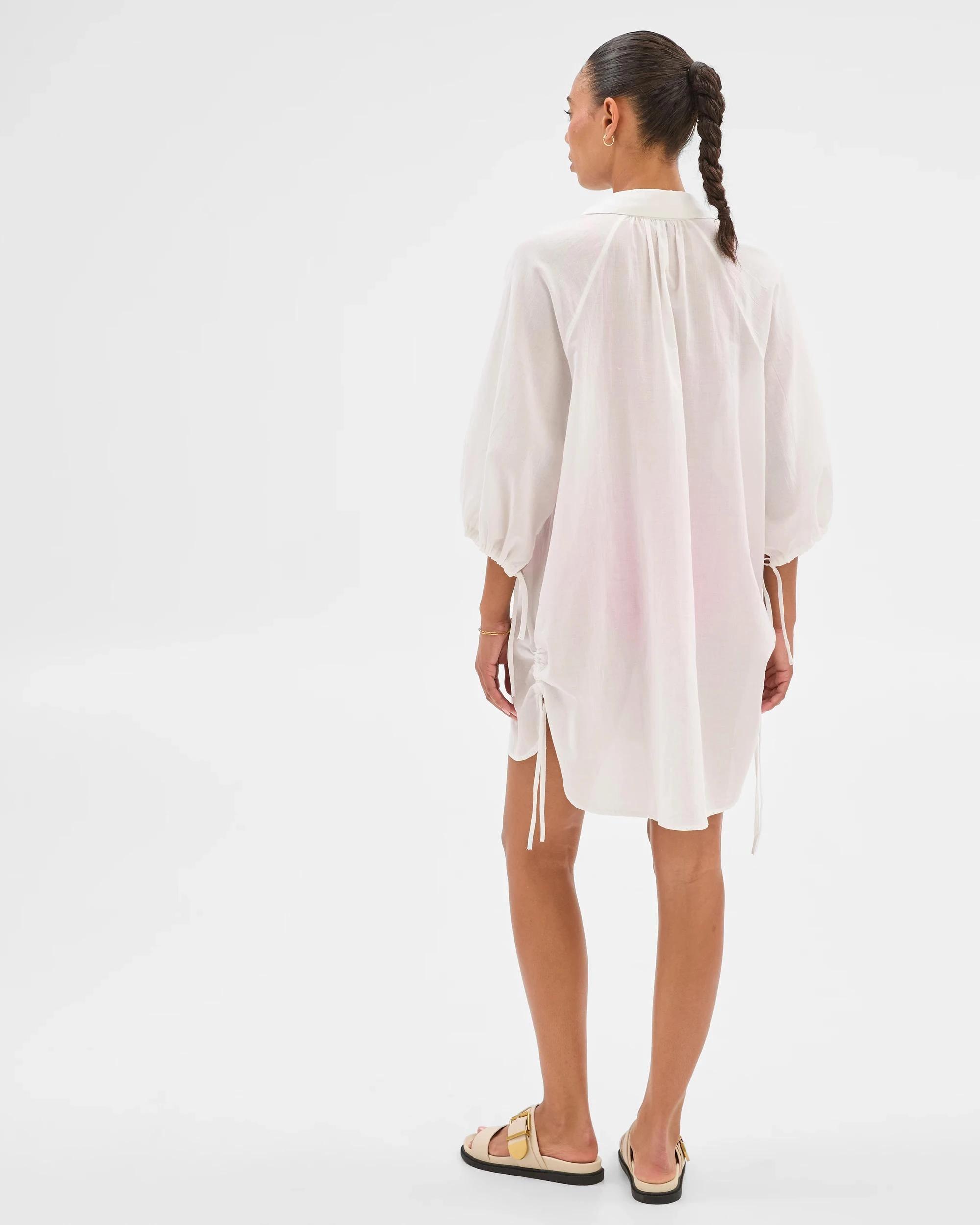 6 Target Resort Tie Shirt WHITE, 6 of 6