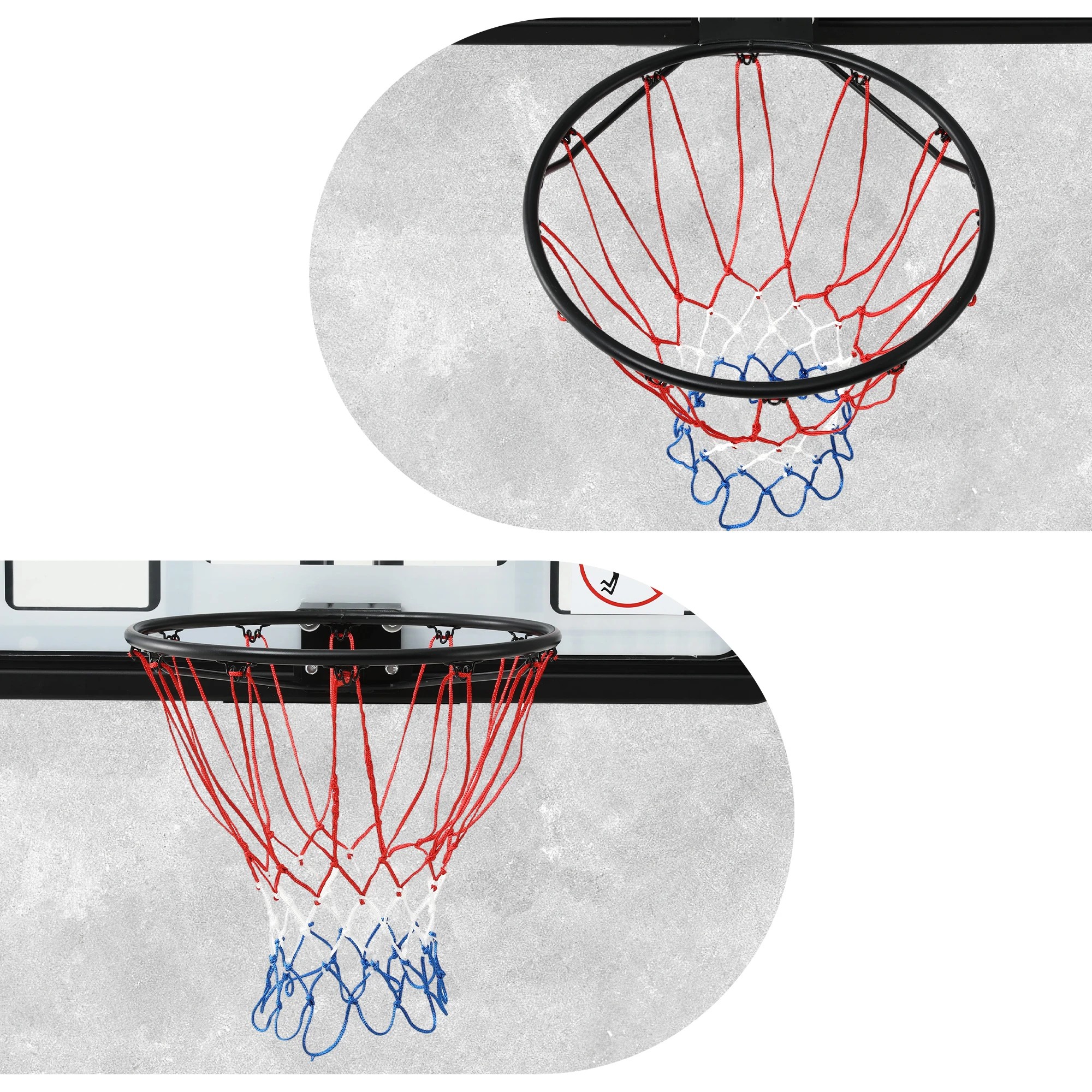 7 Keezi Everfit 43-Inch Wall Mount Kids Basketball Hoop Backboard Indoor Outdoor Sports Equipment White - Multi, 7 of 7
