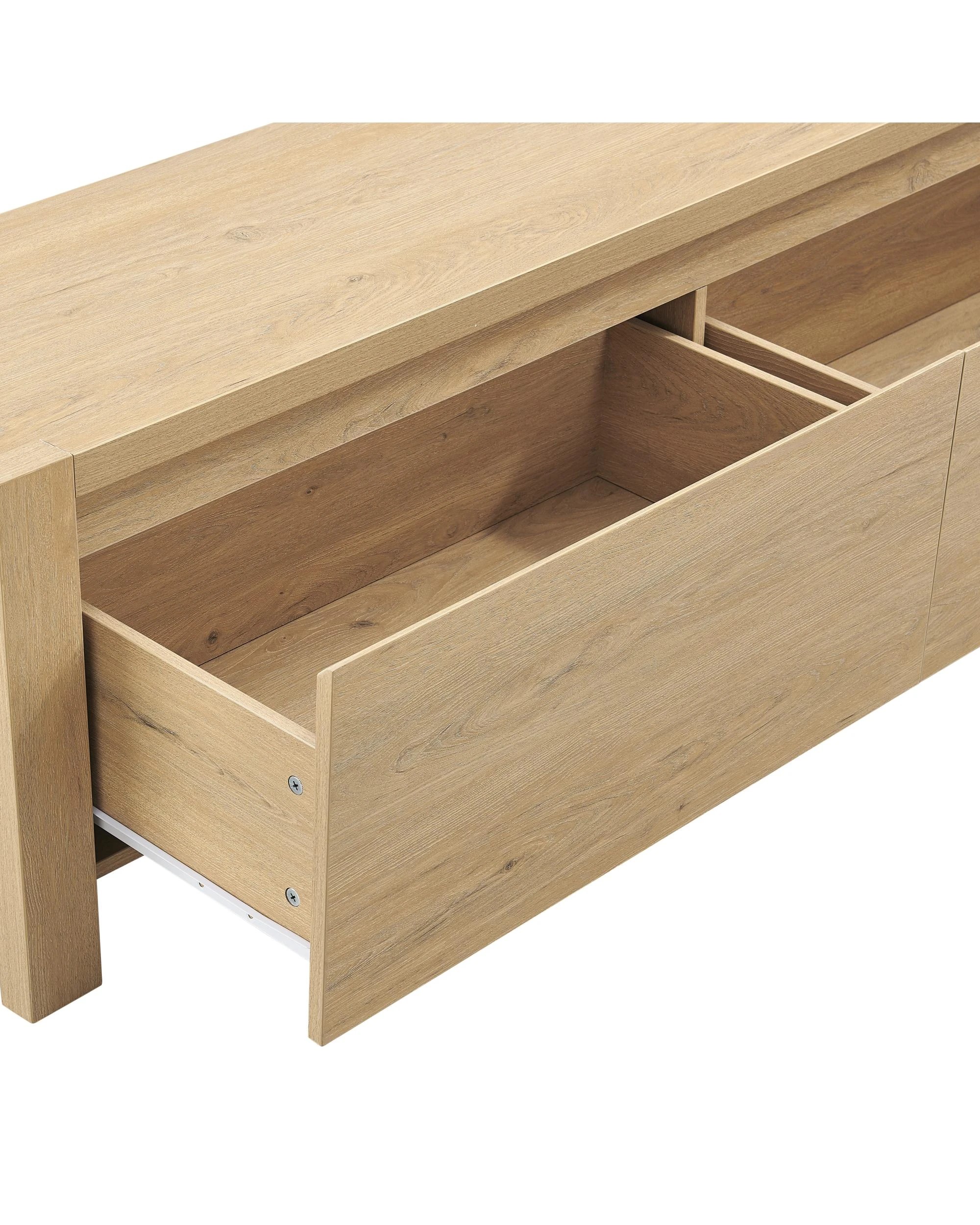 9 Kodu Entertainment TV Unit 2 Drawers - Natural, 9 of 9