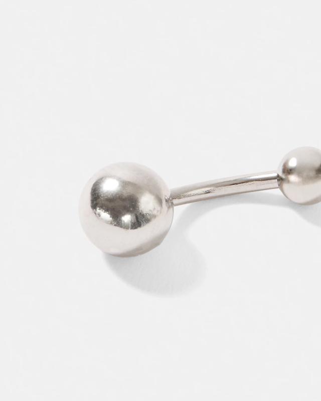 Surgical Steel Belly Piercing Body Jewellery - Silver 