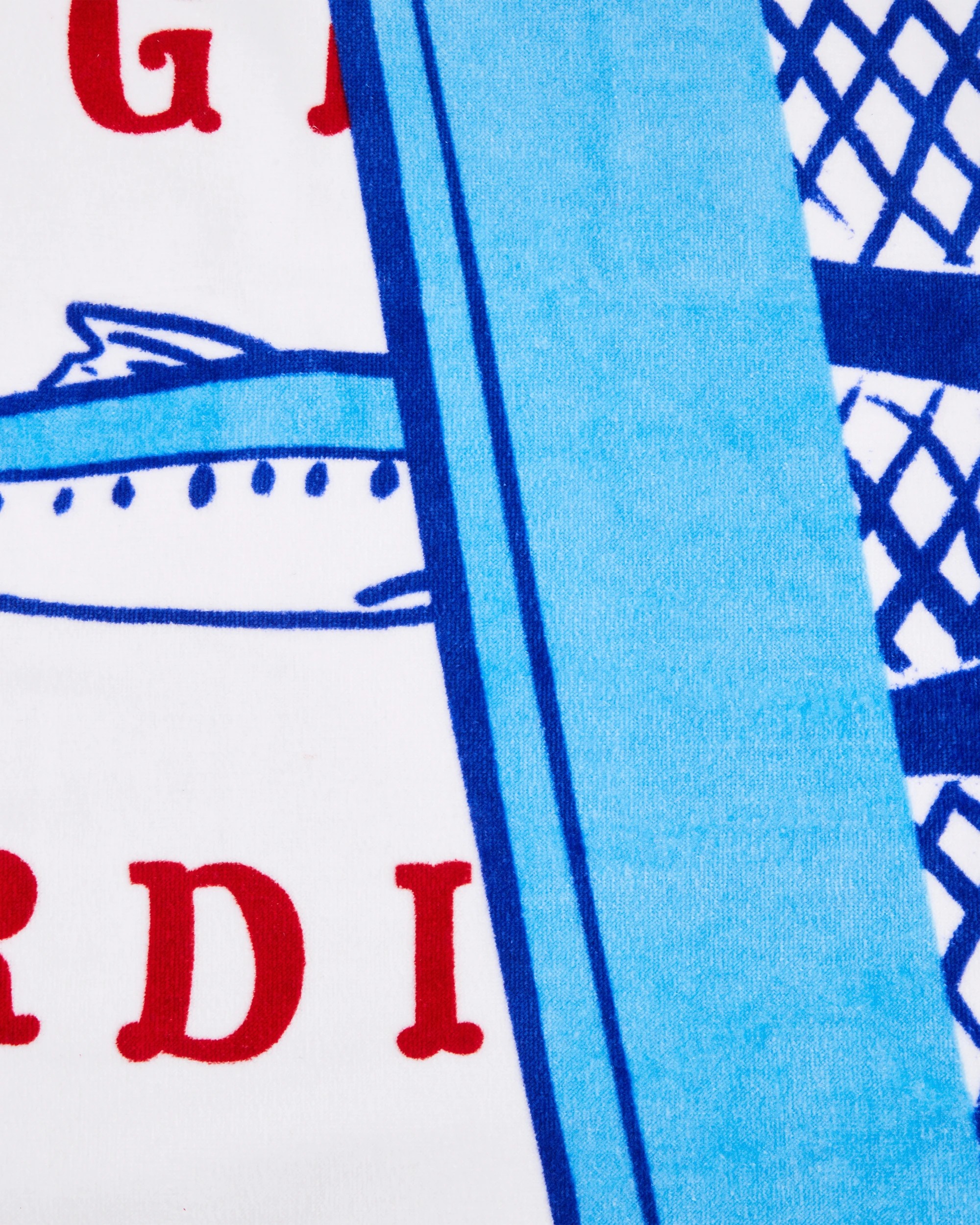 2 Sardine XL Cotton Velour Beach Towel, 2 of 6