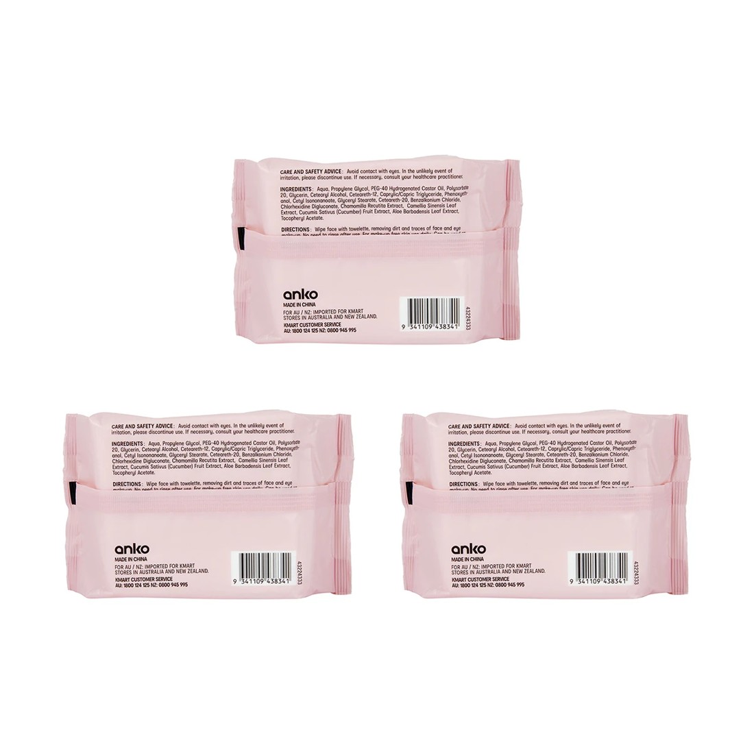 4 Triple Pack Cleansing & Makeup Removal Facial Wipes - Fragrance Free, 4 of 6