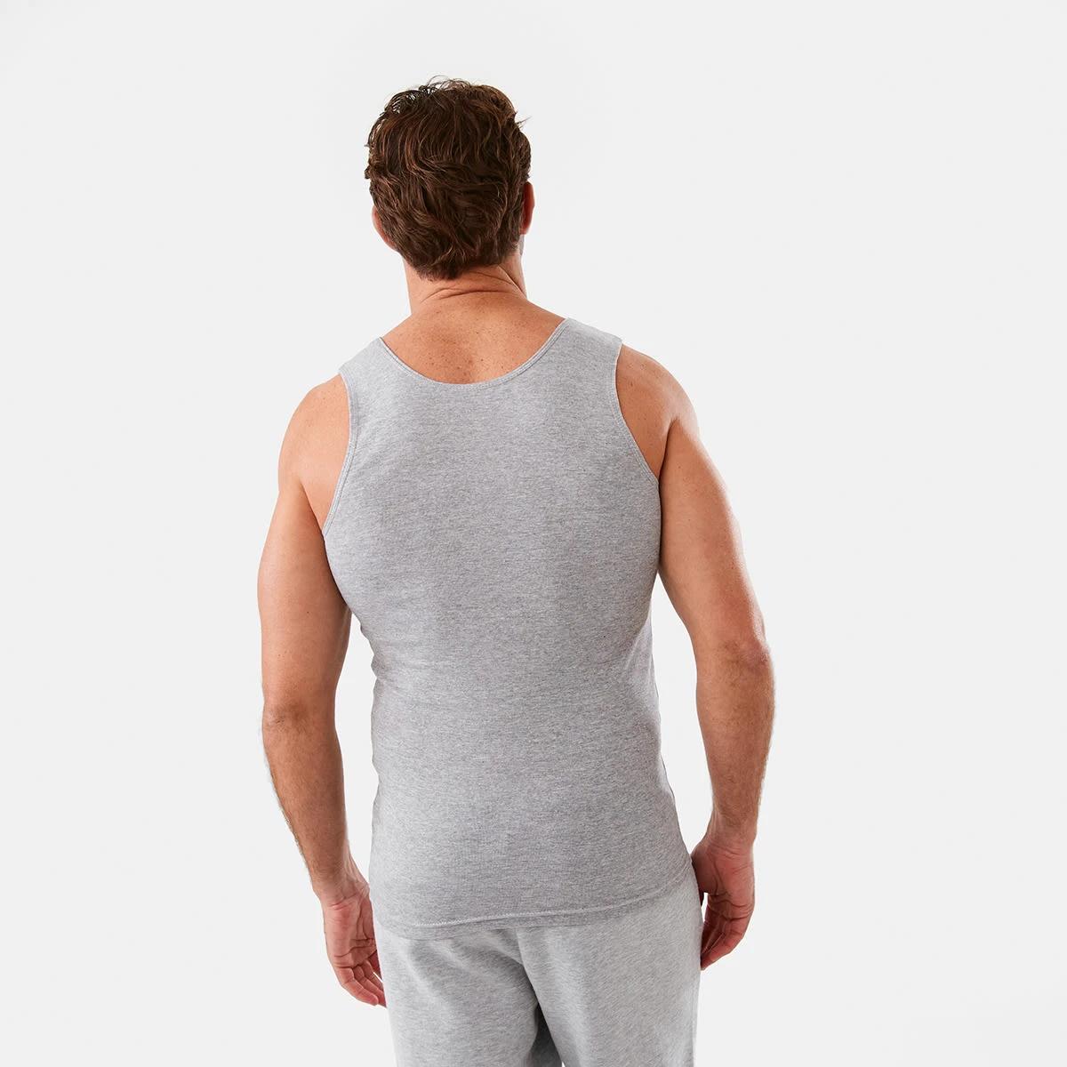 3 3 Pack Singlets GREY MARLE, 3 of 7