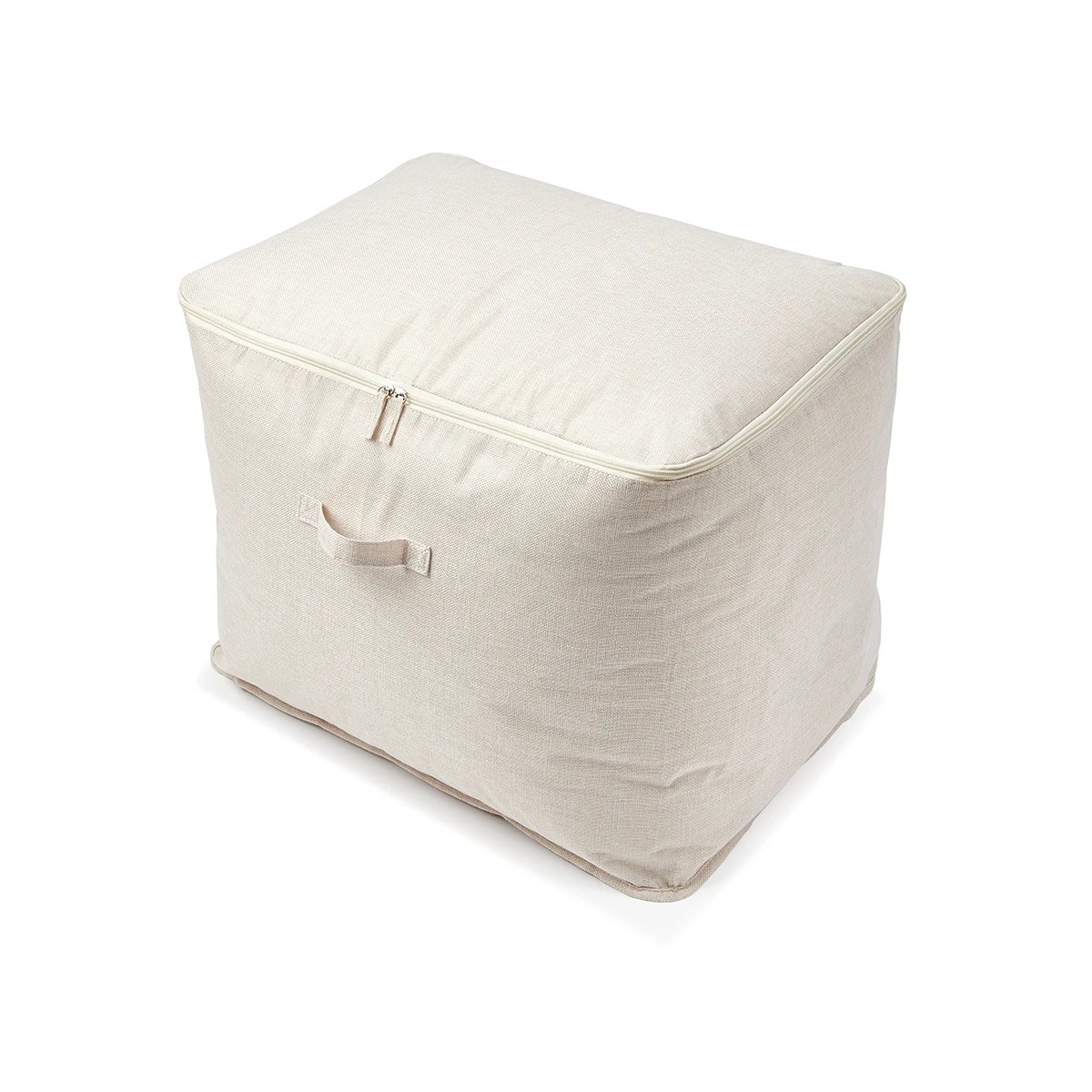 5 Linen Look Storage Bag - Extra Large, Beige, 5 of 8