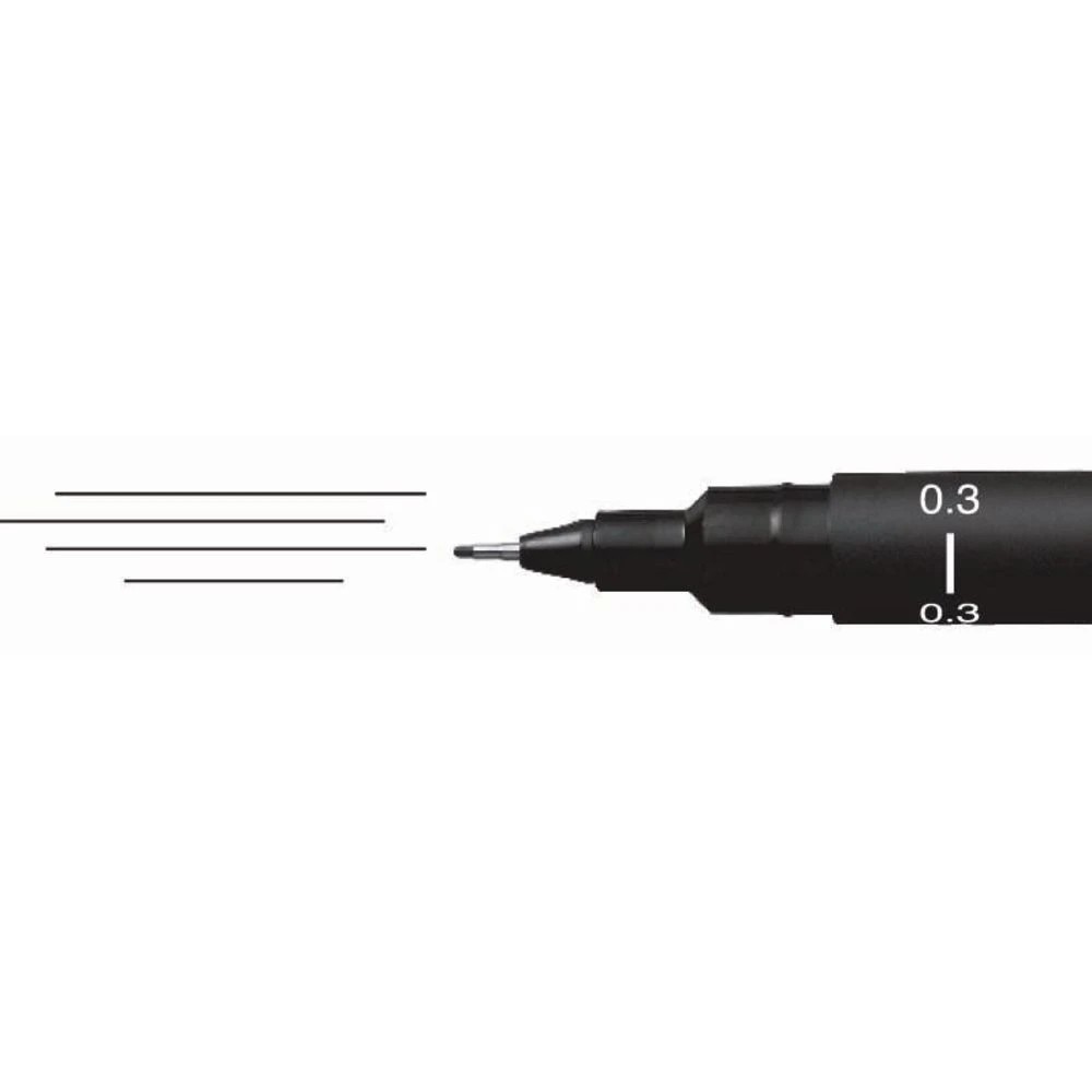 2 UNI Pin 0.3mm Fineliner Black, 2 of 2