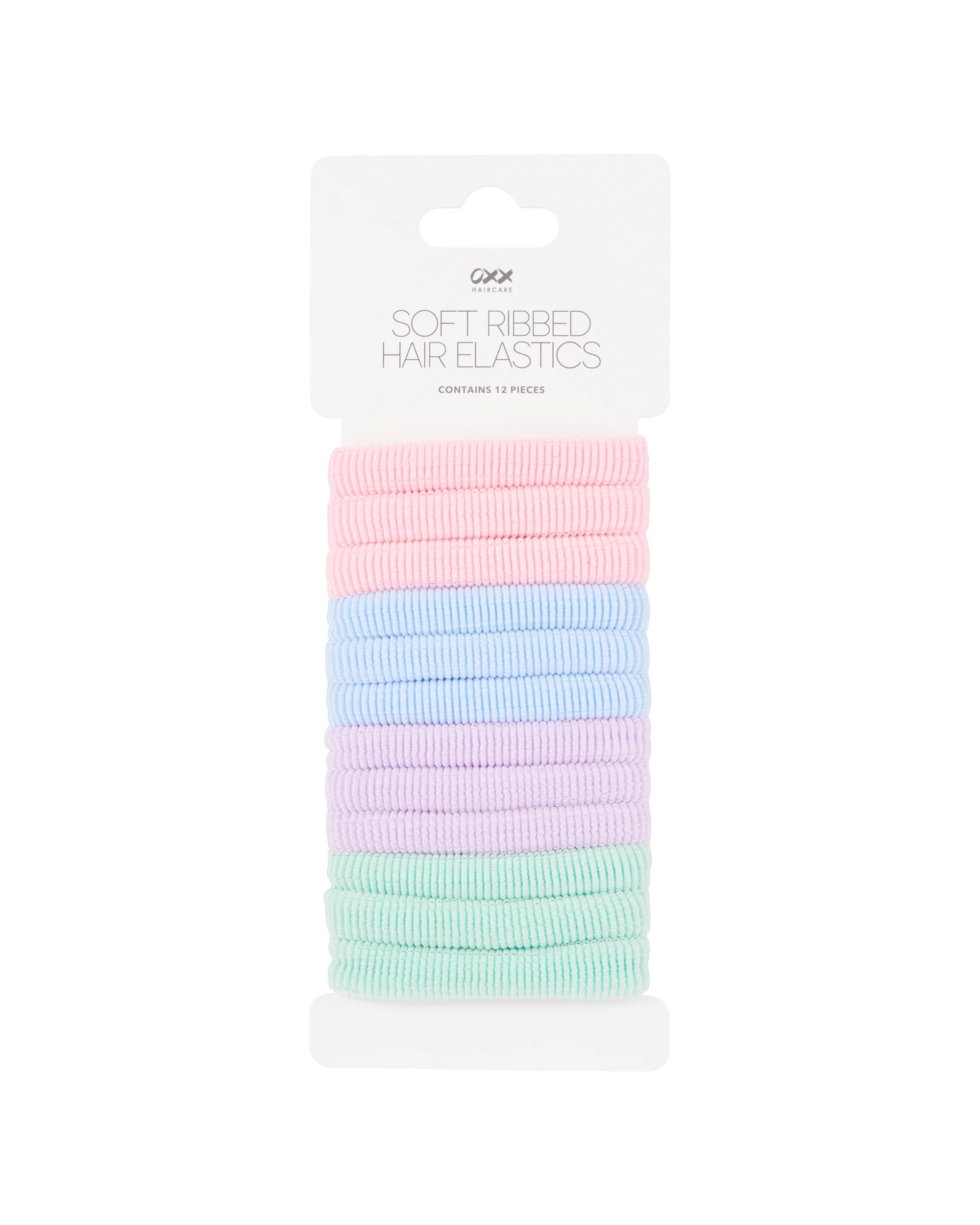 3 OXX Haircare 12 Piece Soft Ribbed Hair Elastics, 3 of 3