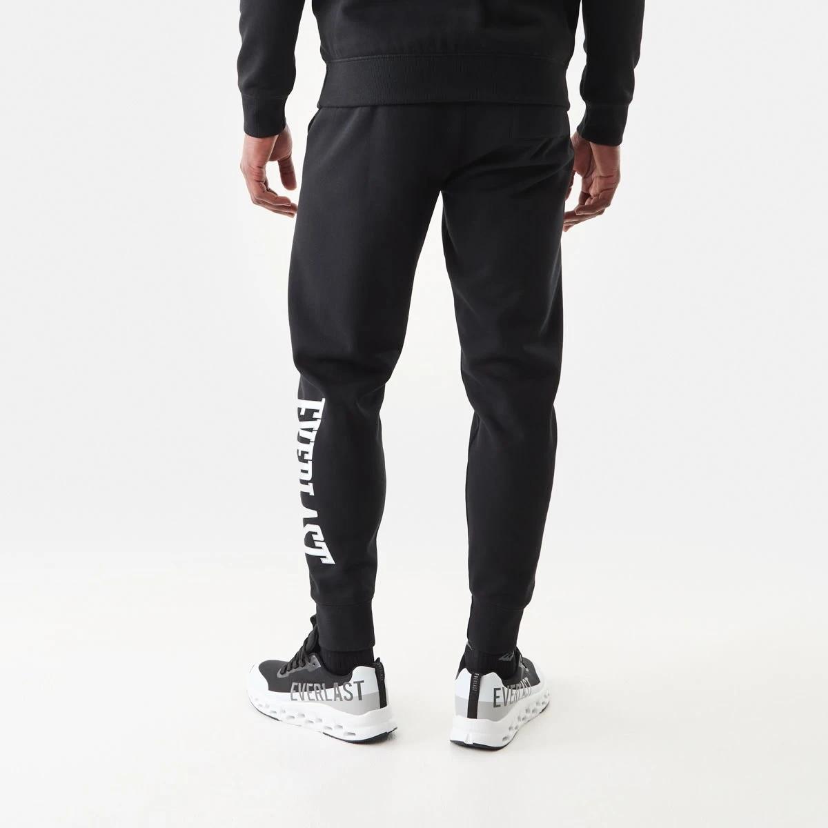 3 Everlast Mens Block Trackpants EVER CLASSIC BLACK, 3 of 7