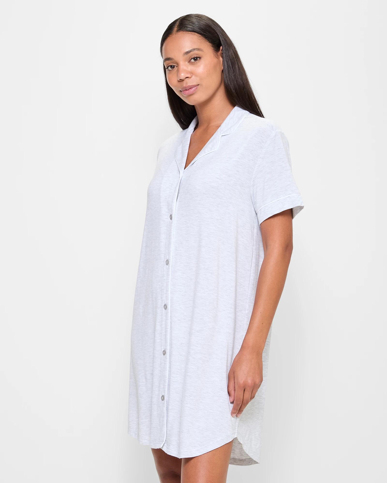 3 Target Bamboo Soft Nightshirt GREY MARLE, 3 of 5