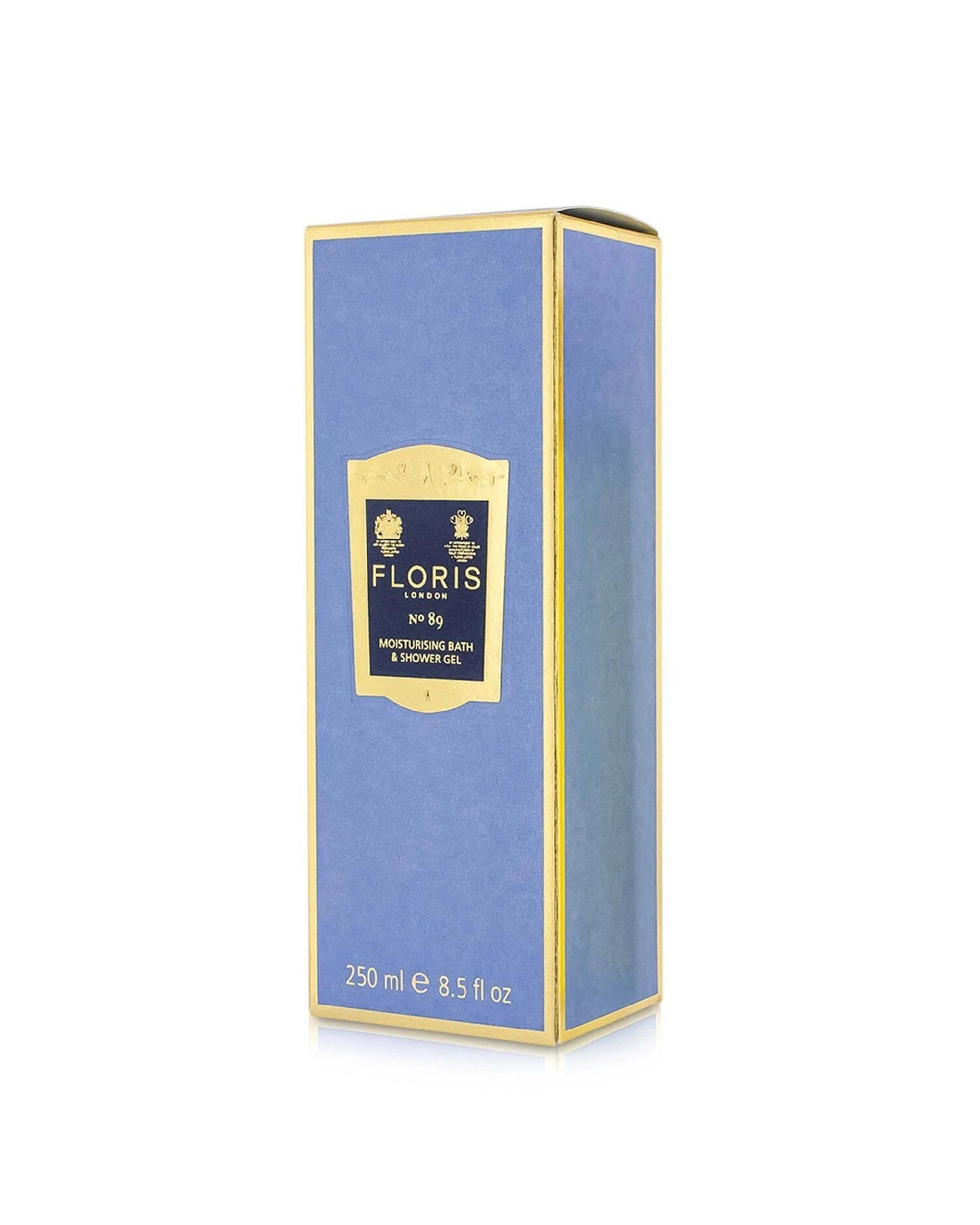 3 Floris No 89 Moisturising Bath & Shower Gel  250ml/8.5oz, 3 of 3
