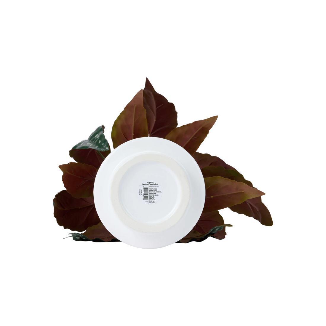 3 Artificial Spotted Plant in Pot, 3 of 3