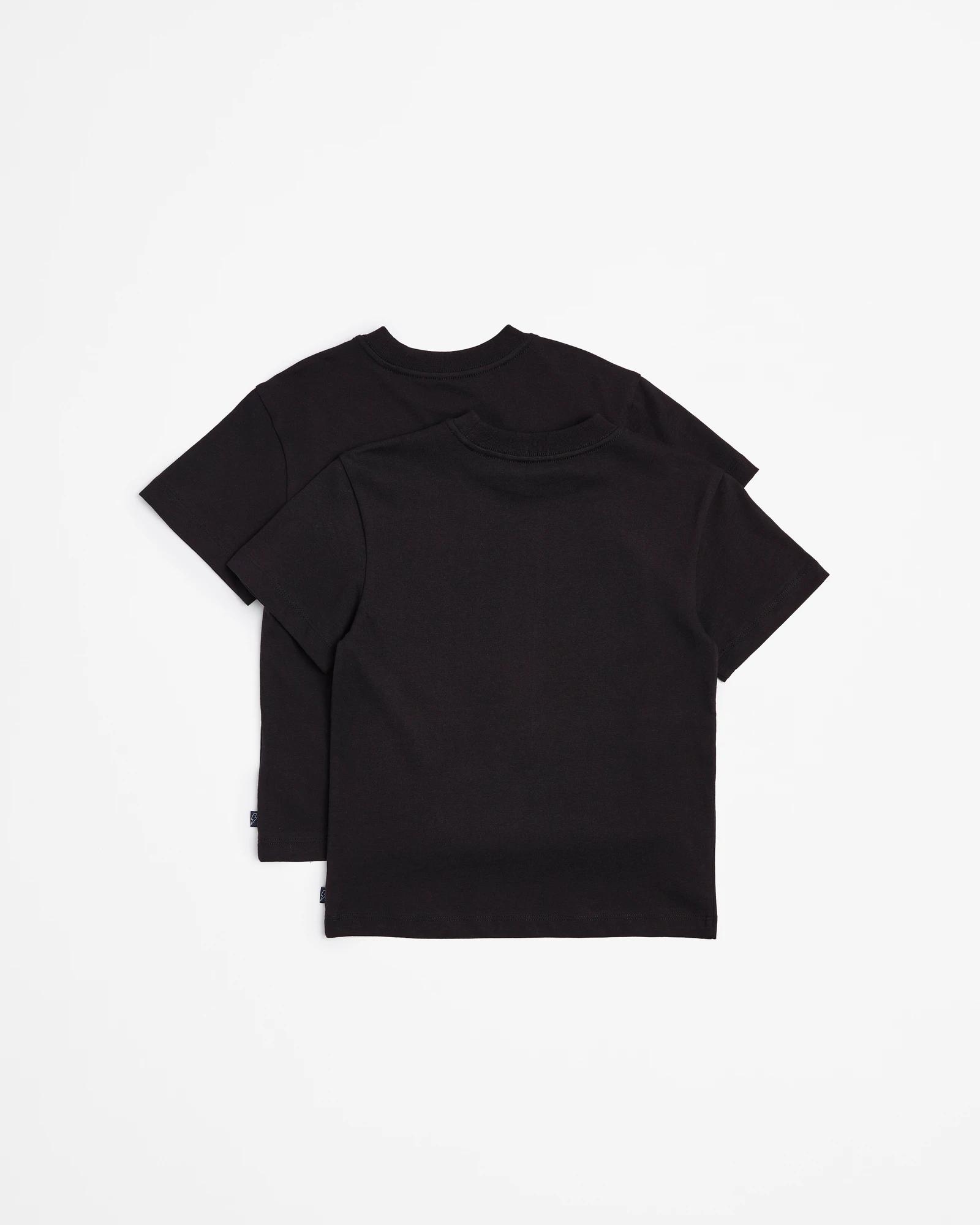 3 Target Australian Cotton Short Sleeve Heavyweight Top 2 Pack BLACK, 3 of 3