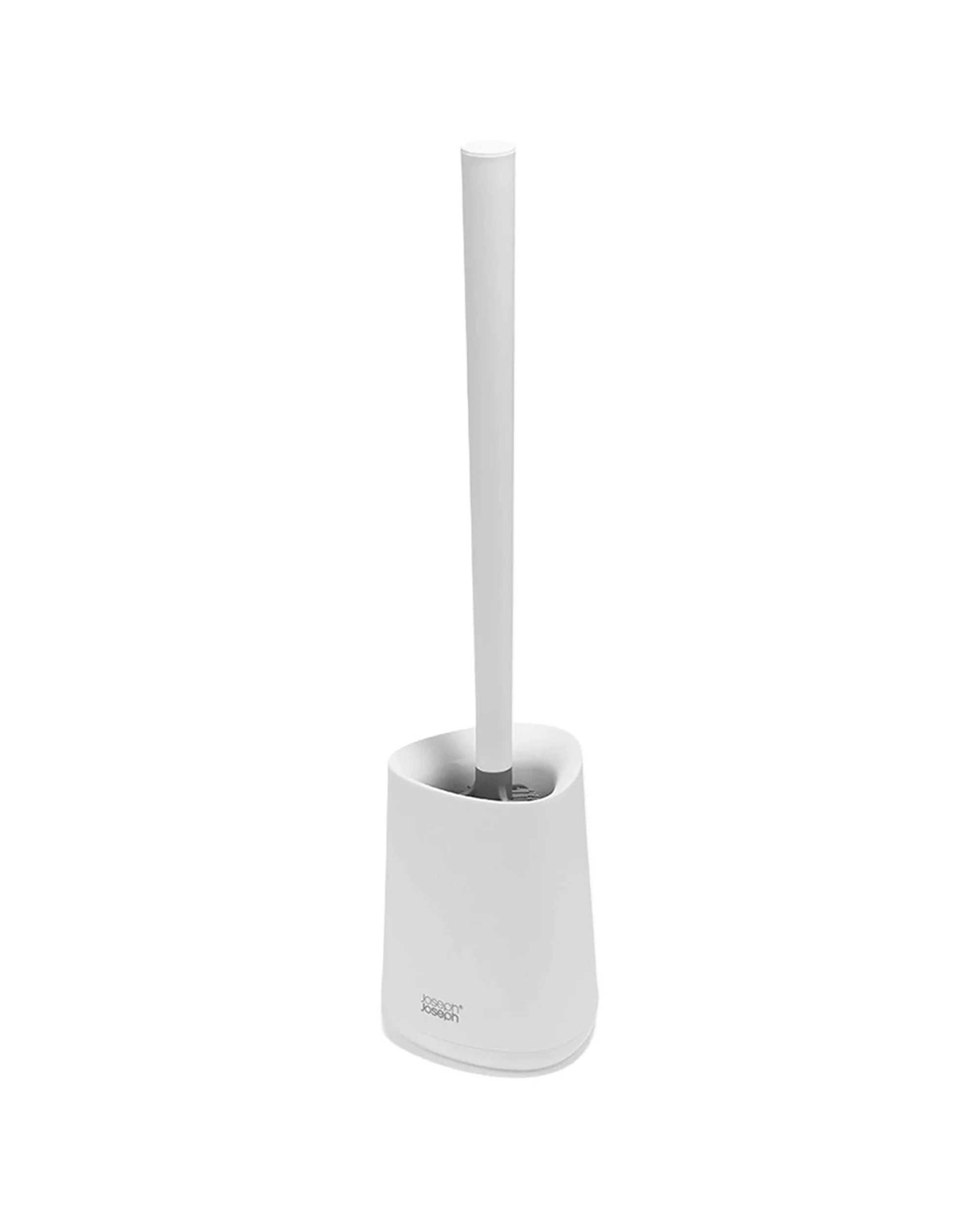 1 Joseph Joseph Flex 360 Lite Bathroom Toilet Cleaning Brush With Holder - White, 1 of 6