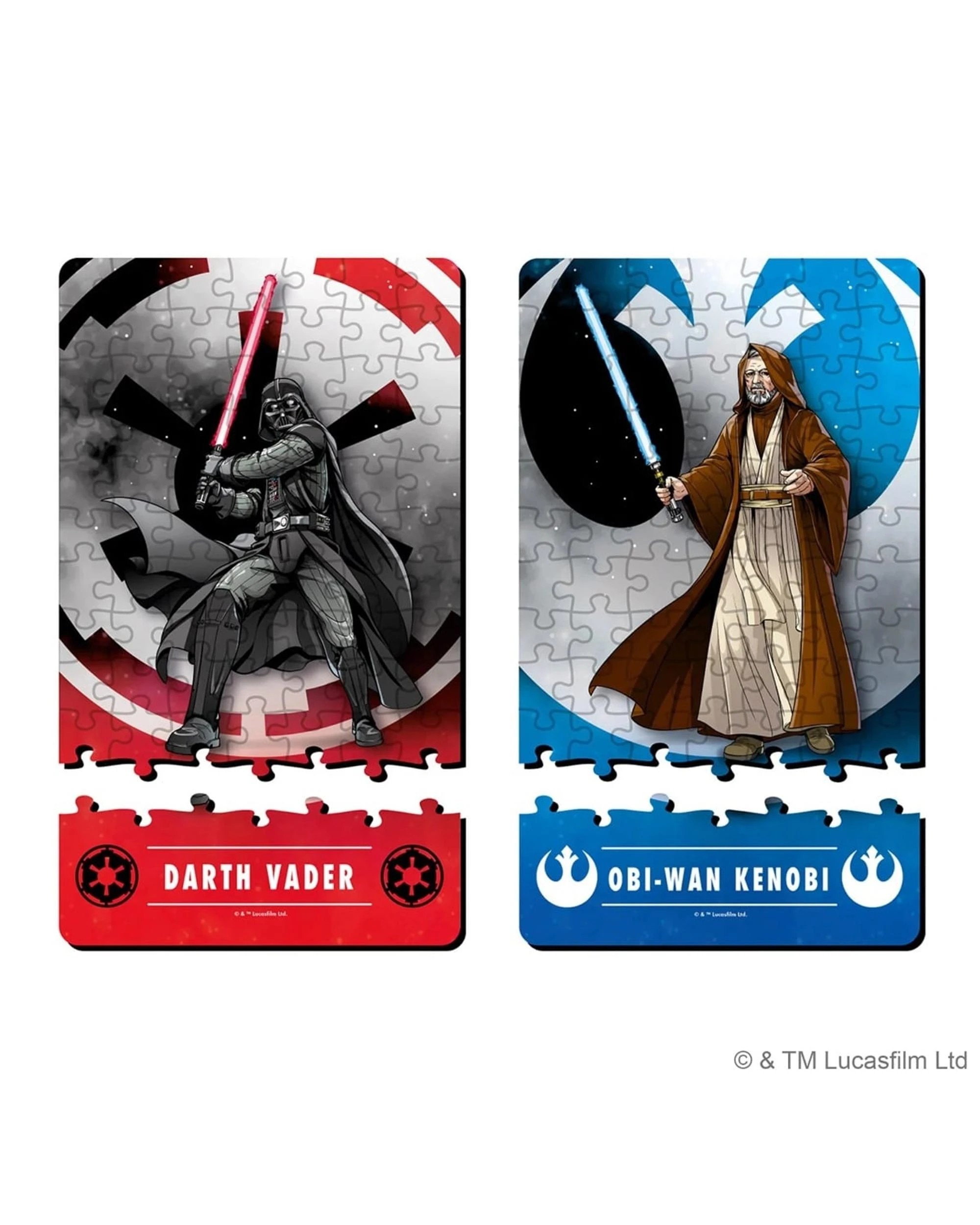 3 Ridley's Star Wars Darth Vader Vs Obi-Wan Kenobi Jigsaw Duel Game, 3 of 3