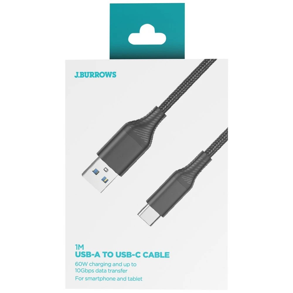 4 J.Burrows 10Gbps USB-A to USB-C Cable 1m, 4 of 5