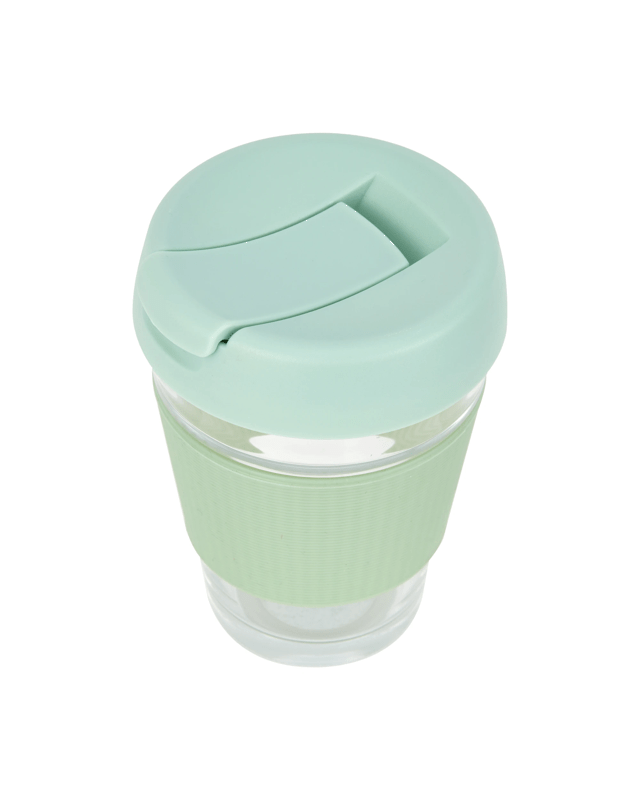 350ml Sage Glass Reusable Travel