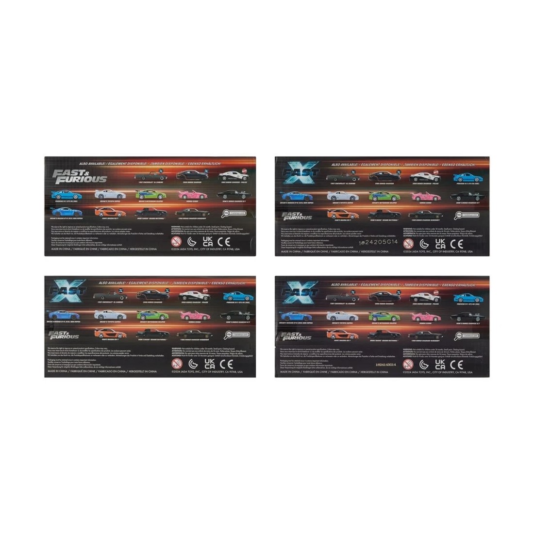 10 Fast and Furious Metals Die Cast Car - Assorted, 10 of 10