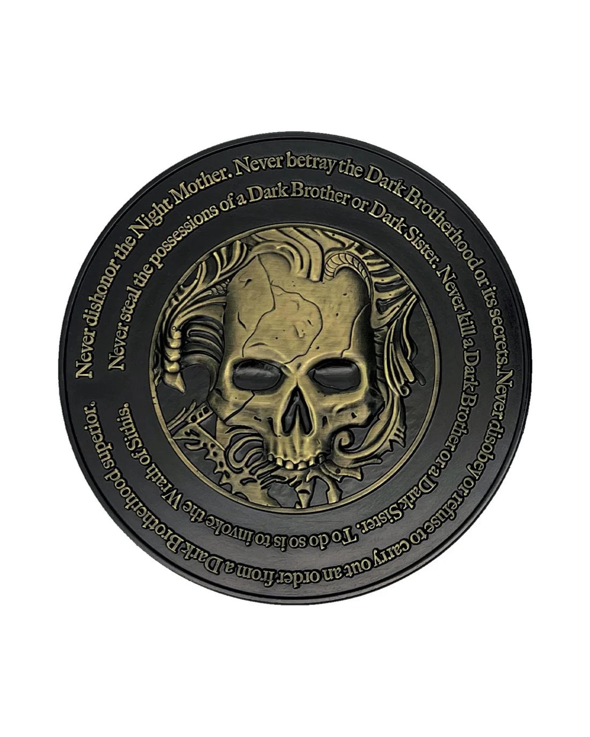 1 The Elder Scrolls IV: Oblivion Remastered Dark Brotherhood Medallion, 1 of 5