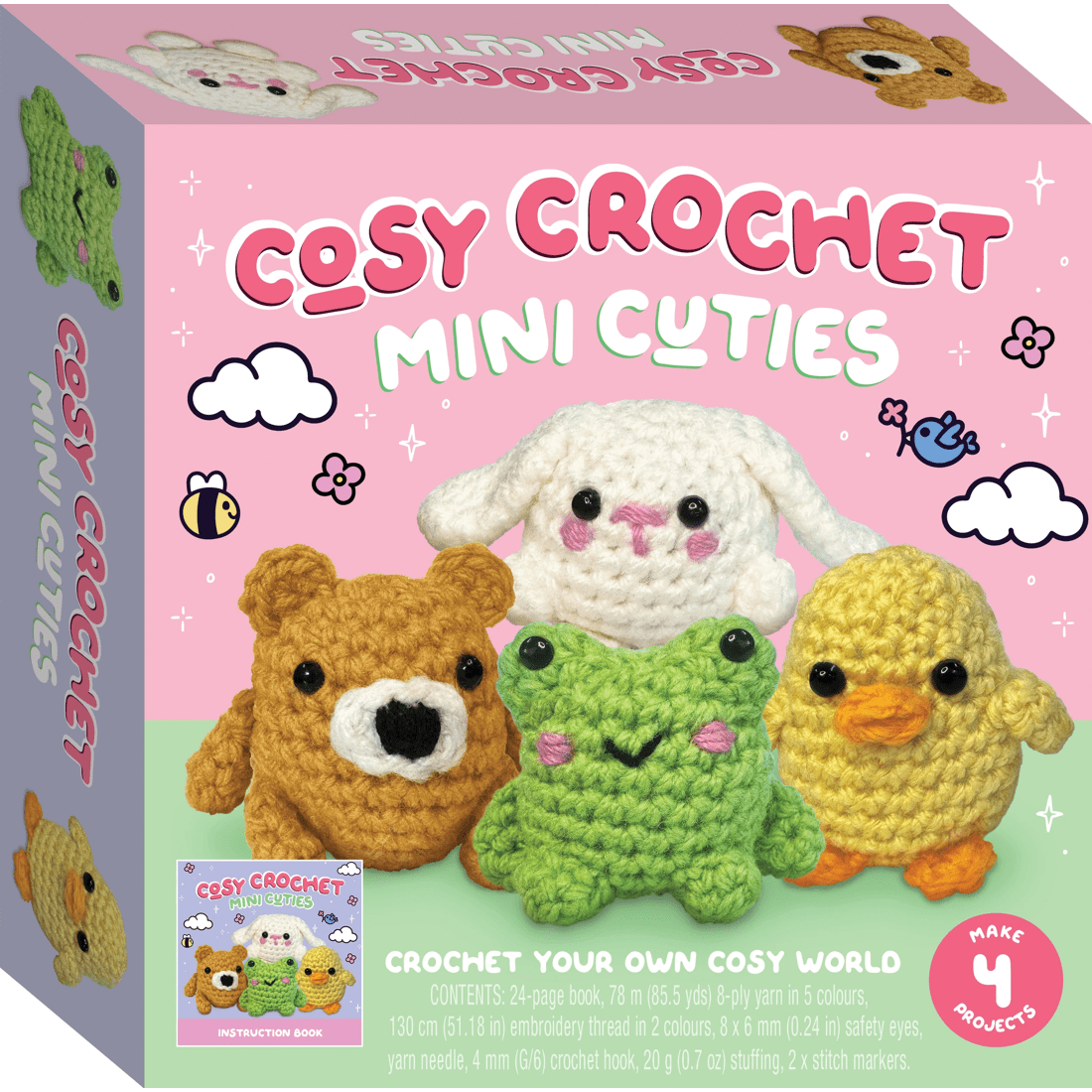 1 Craft Maker Cosy Crochet Mini Cuties Kit, 1 of 7