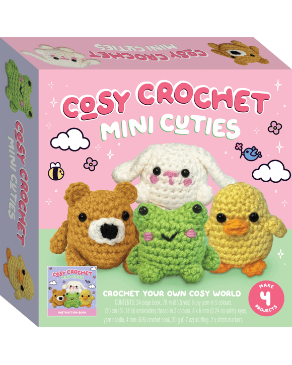 Craft Maker Cosy Crochet Mini Cuties Kit