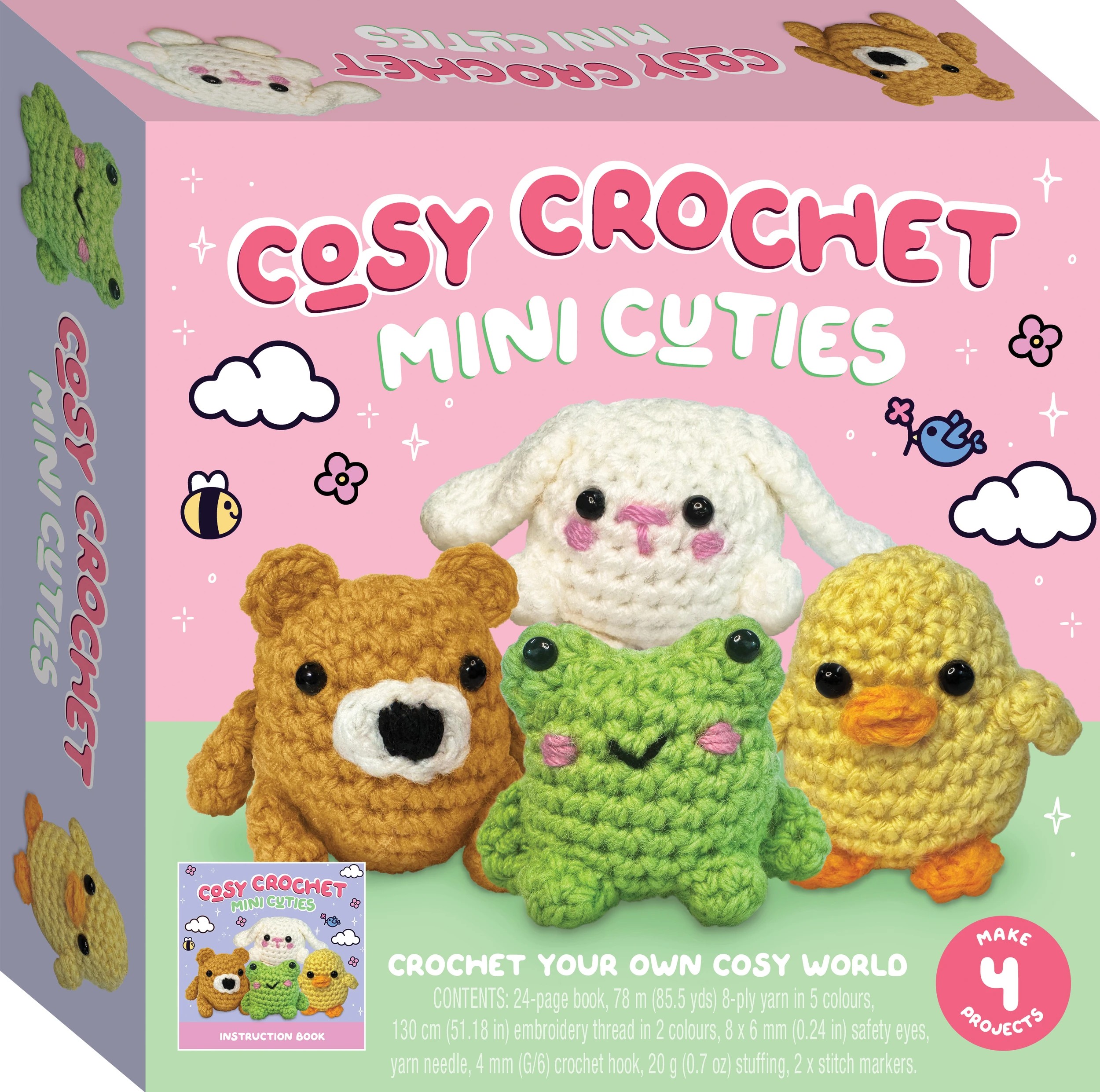 1 Craft Maker Cosy Crochet Mini Cuties Kit, 1 of 8
