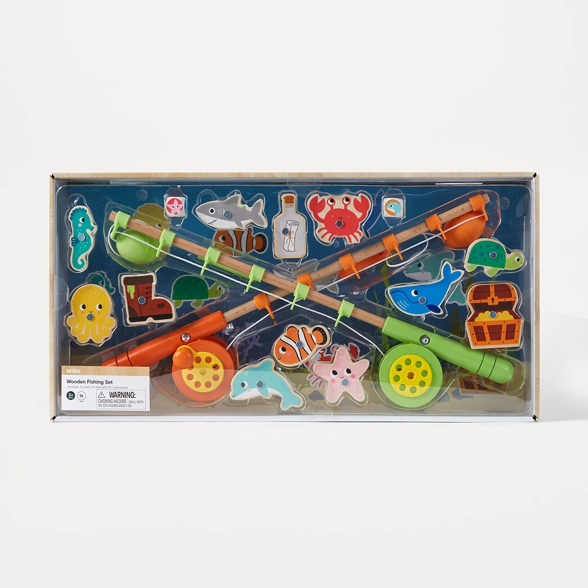 10 Wooden Fishing Set, 10 of 10