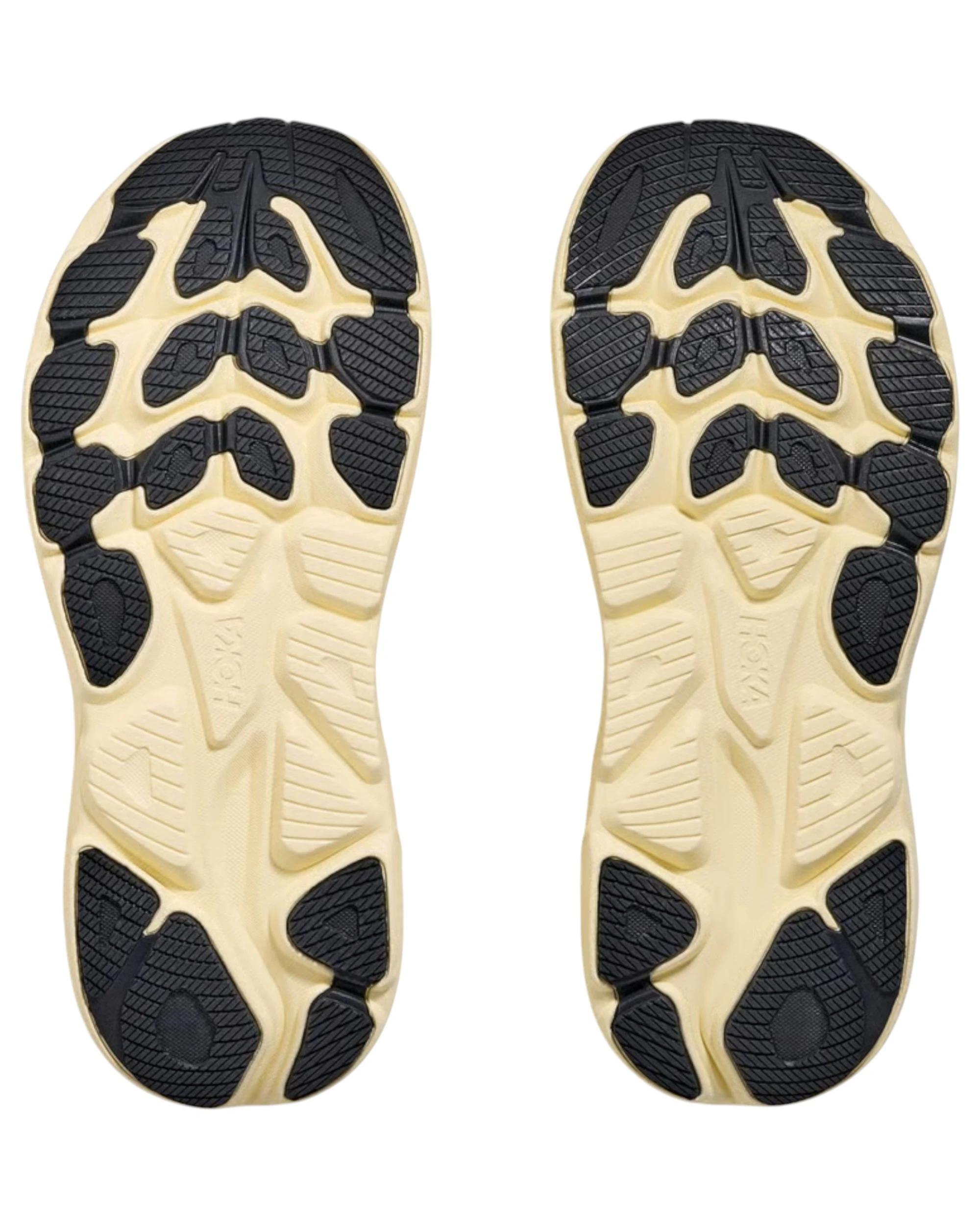 3 Hoka Womens Clifton 10 Gold Athletic Running Shoes STUCCO/CERISE, 3 of 8