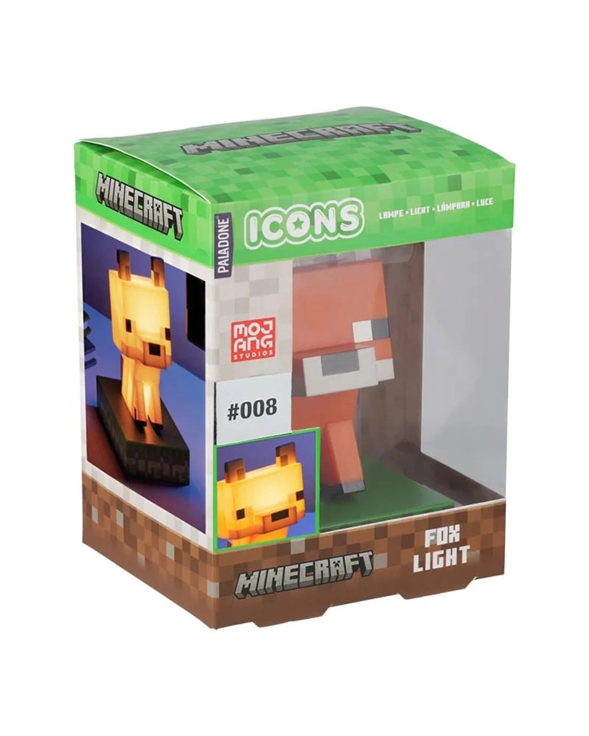 4 Paladone Icons Minecraft Fox Light, 4 of 4