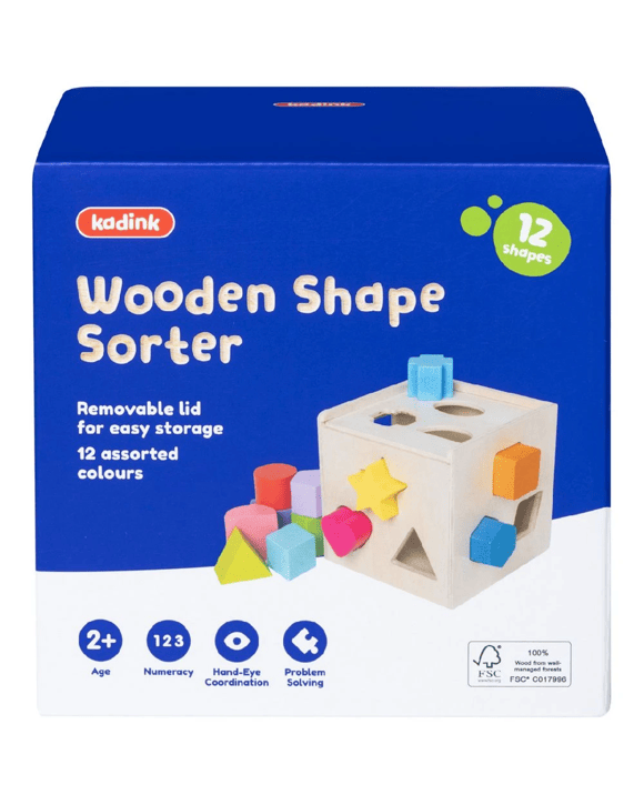 Kadink Wooden Shape Sorter
