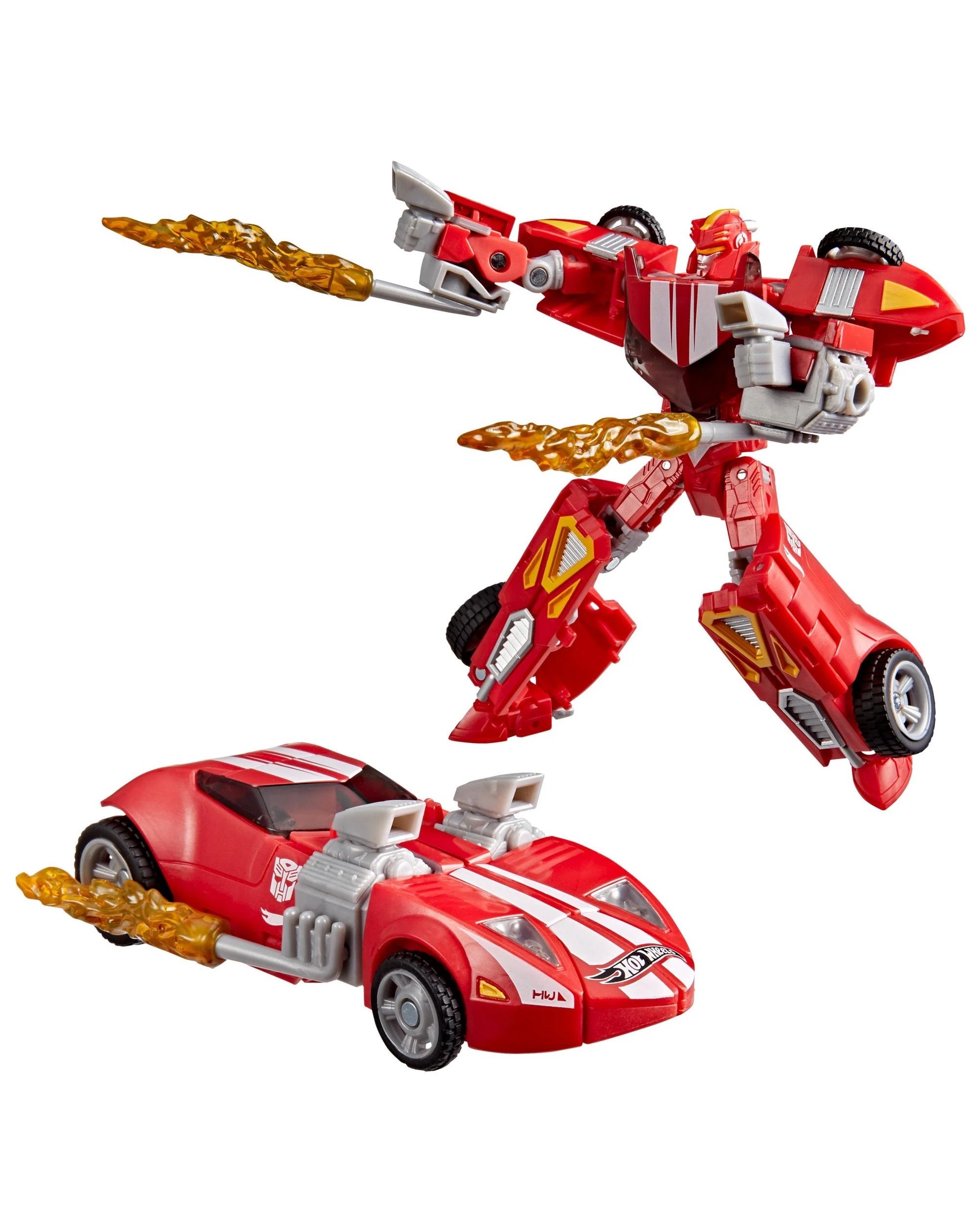 2 Transformers Collaborative Hot Wheels x Transformers Twin Mill Action Figure - Red, 2 of 9