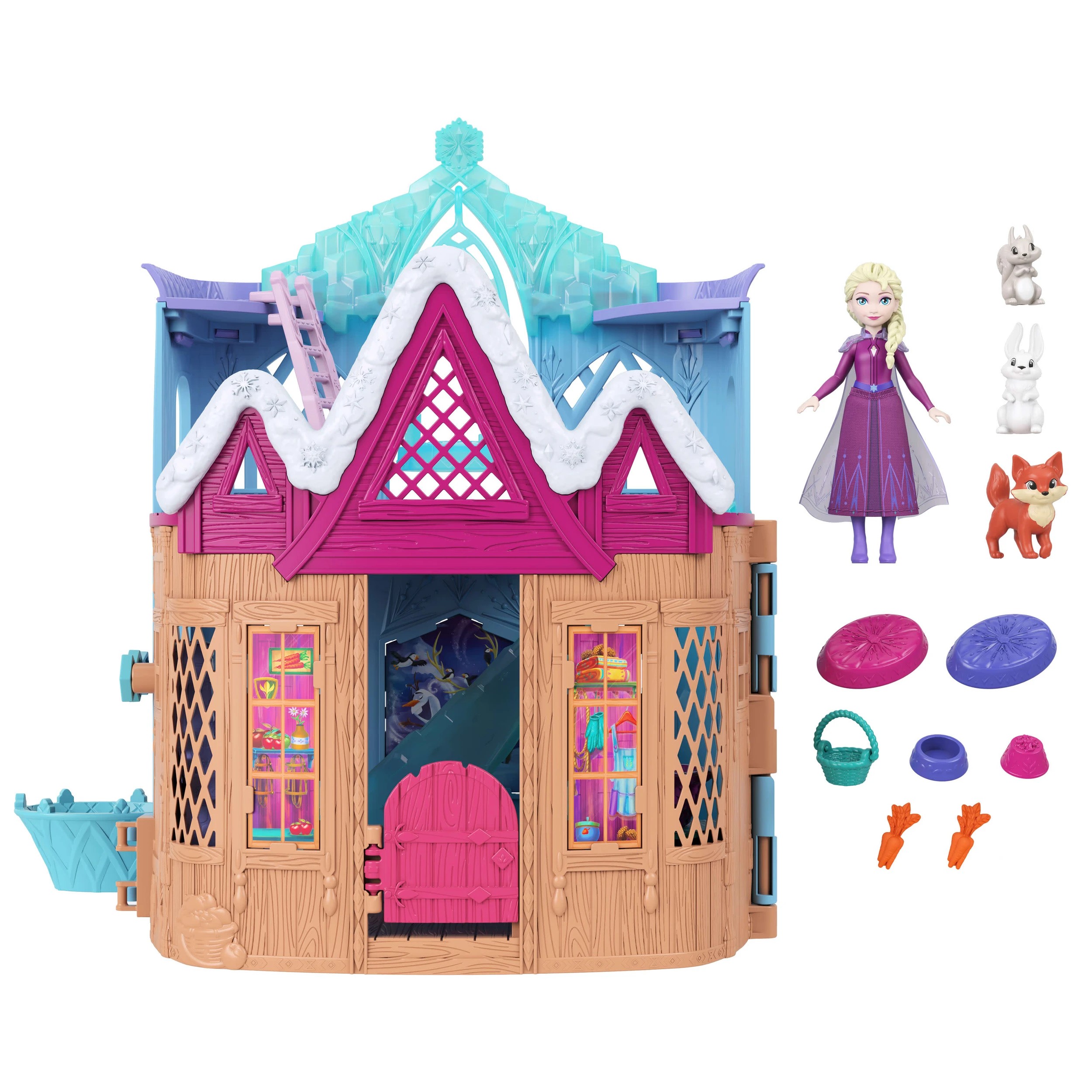 2 Disney Frozen Storytime Stackers Winter Animal Fun Playset, 2 of 7