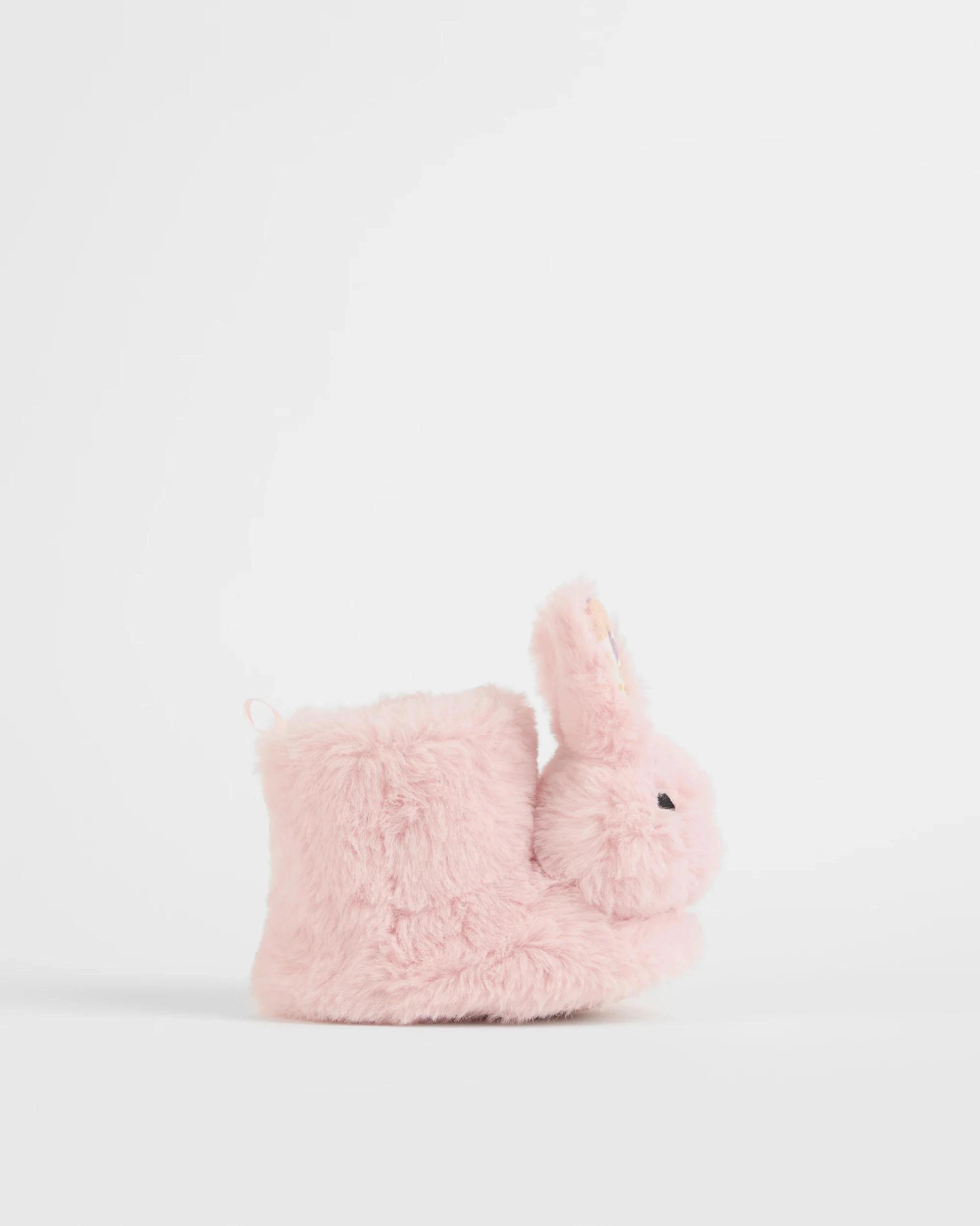 1 Target Baby Baby Novelty Ditsy Bunny Slipper Boots PINK, 1 of 3