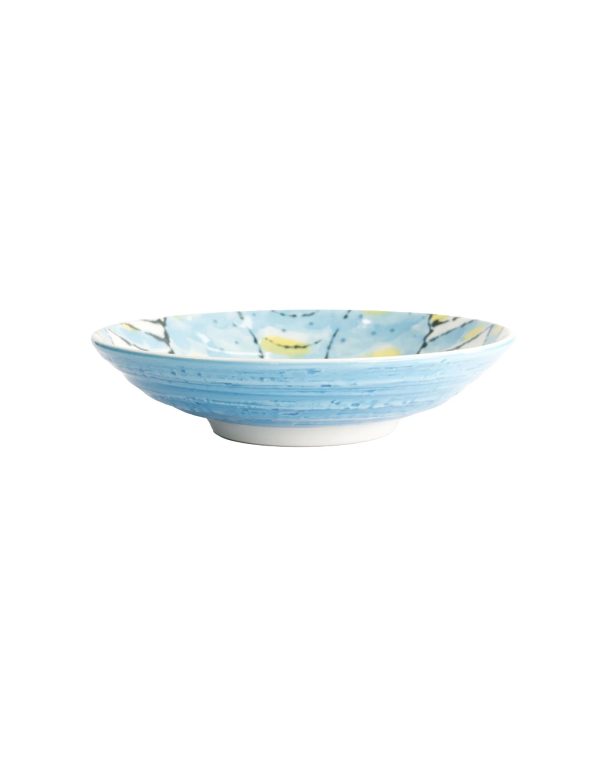 1 Tokyo Design Studio Seafood Deep Plate Stylish Design 21.5x5cm Crab Light - Blue, 1 of 1