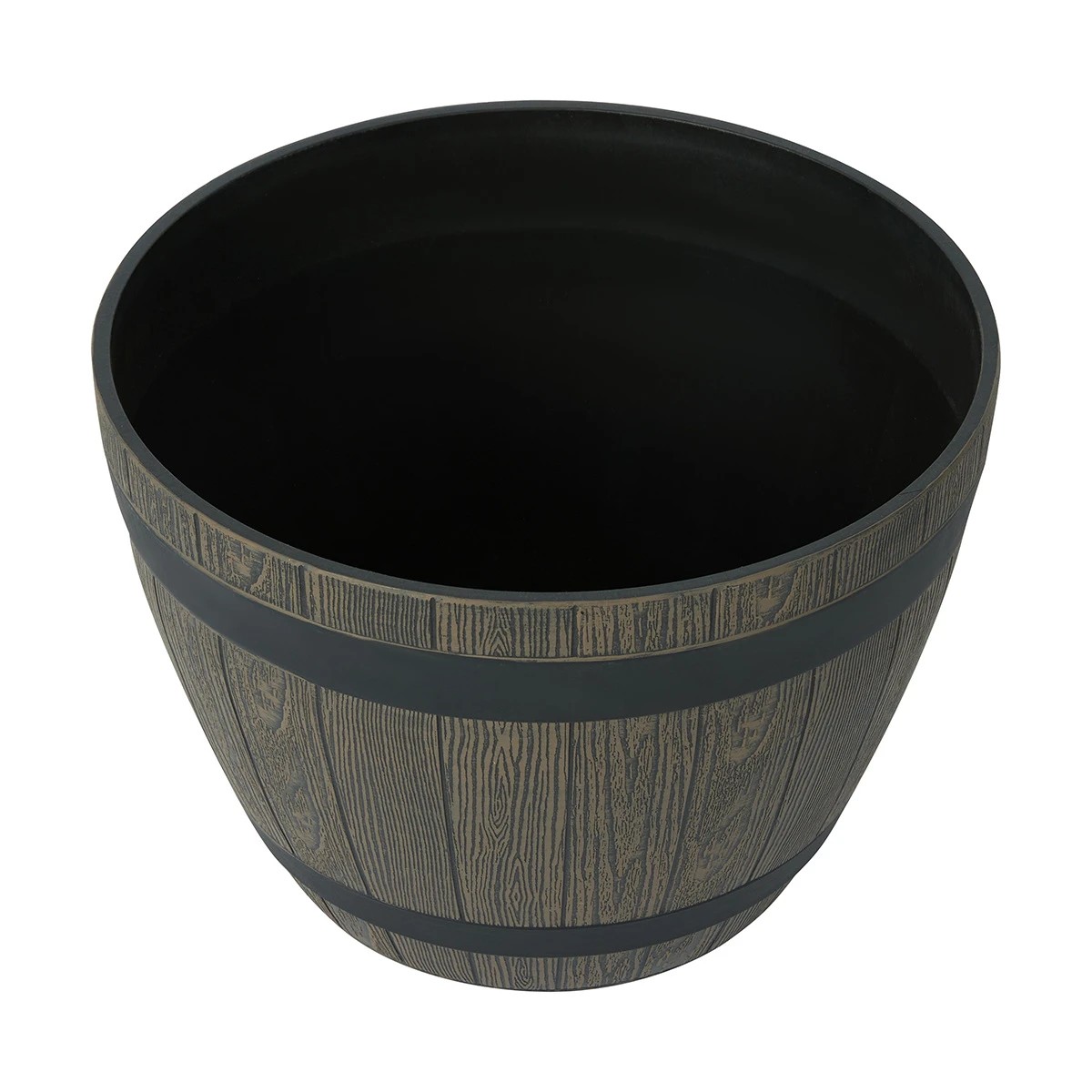 4 37.5cm Barrel Look Planter, 4 of 6