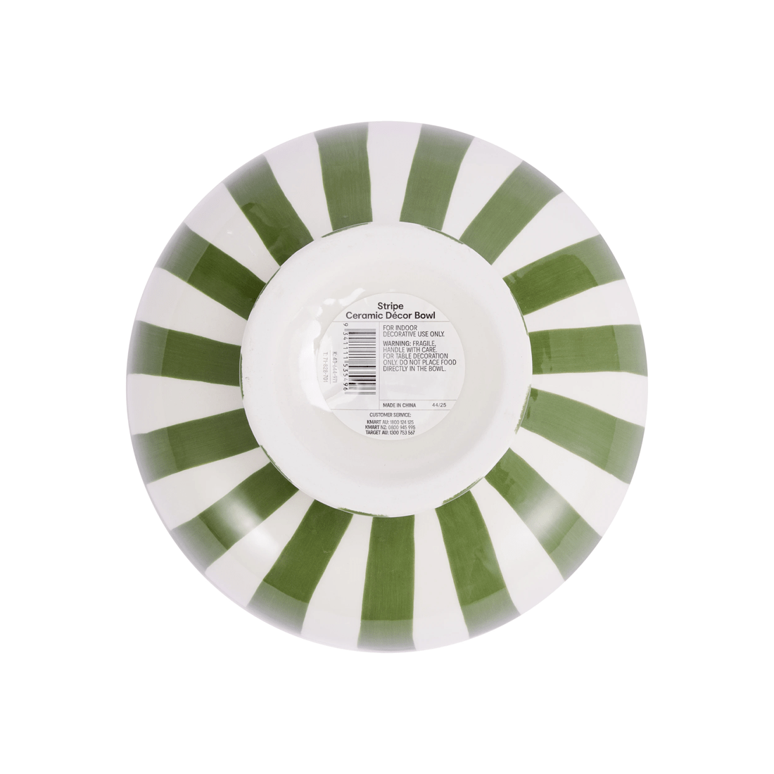 5 Stripe Ceramic Decor Bowl, 5 of 5