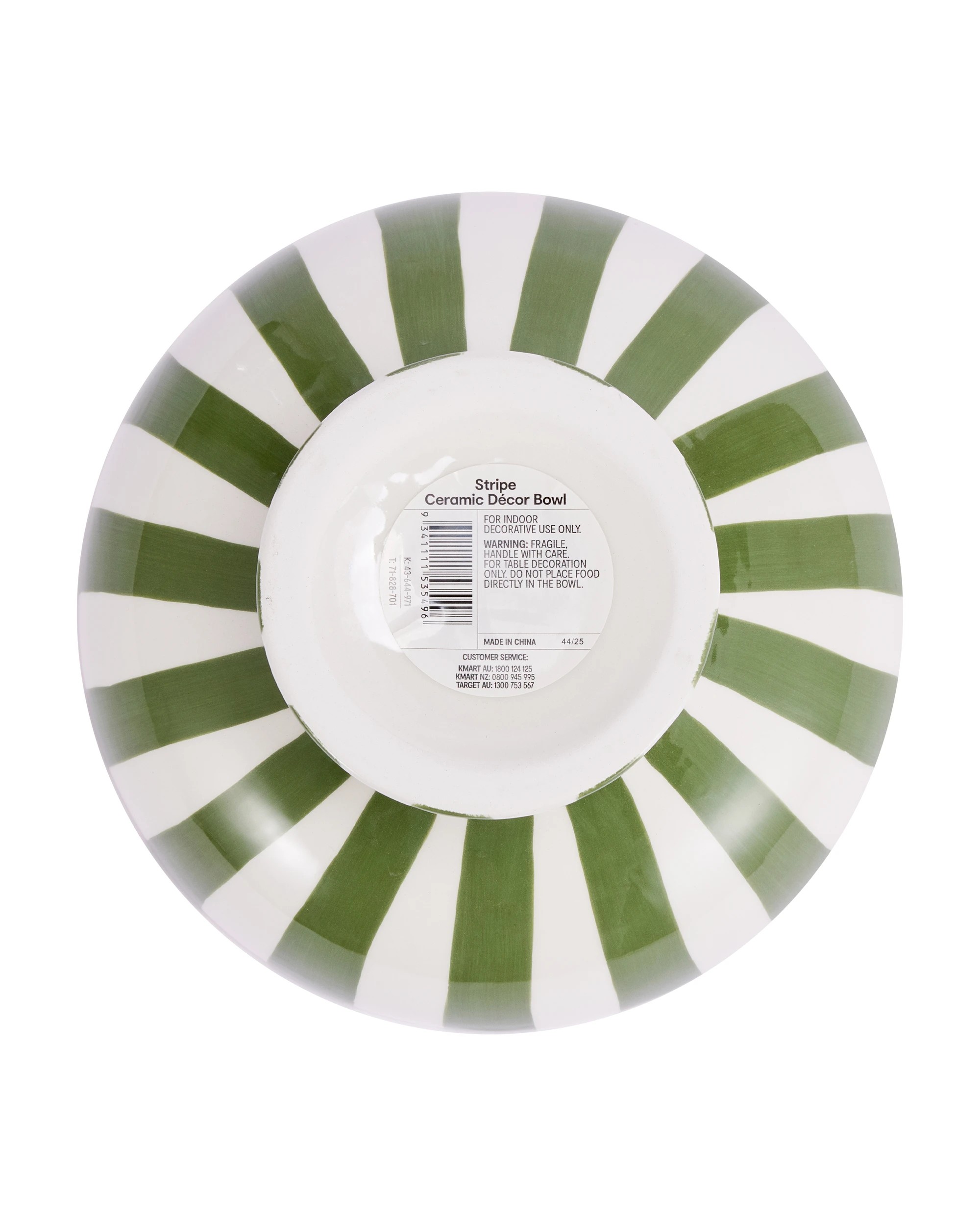 5 Stripe Ceramic Decor Bowl, 5 of 5