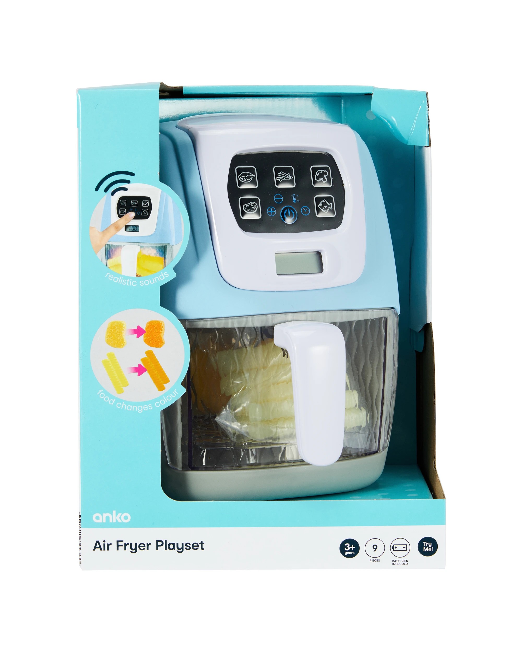 1 9 Piece Air Fryer Playset, 1 of 9