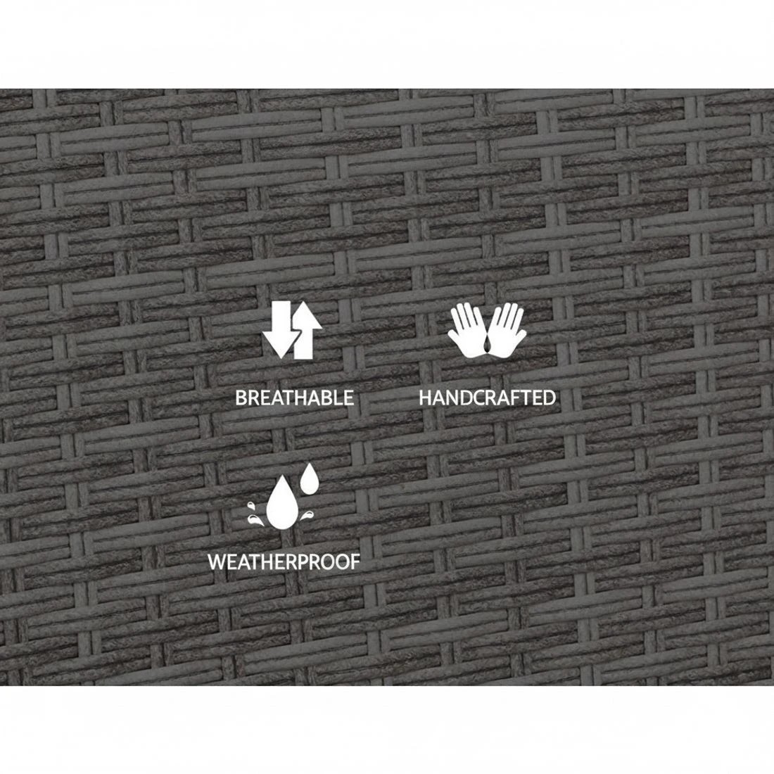 4 Gardeon Recliner Chair Sun lounge Wicker Lounger Outdoor Patio Furniture - Grey, 4 of 6