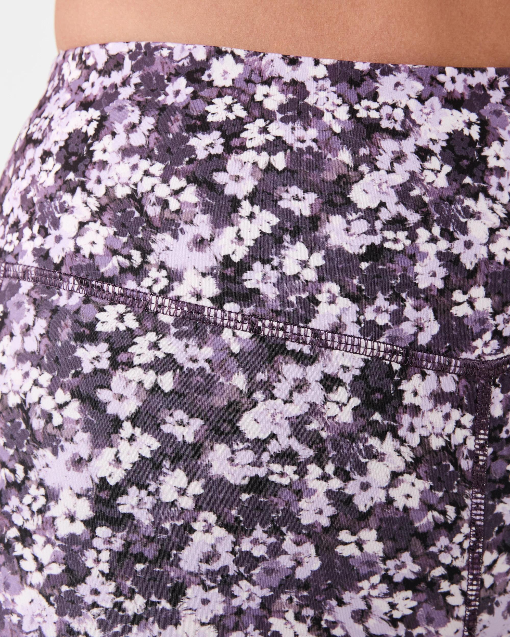 4 Active Womens Recycled Bike Shorts Pur Disty, 4 of 6