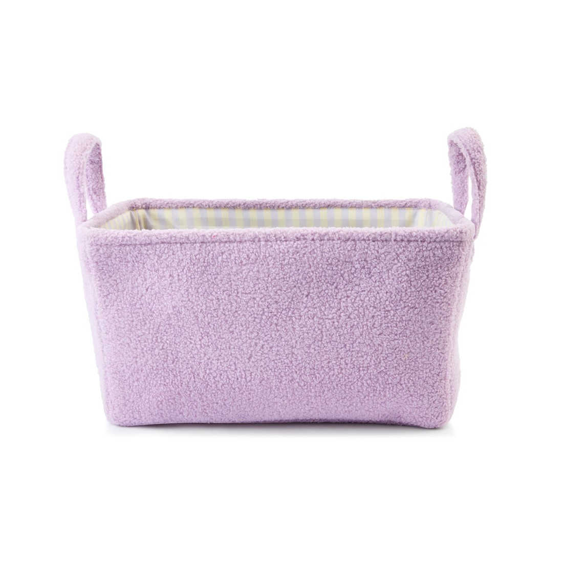 2 Boucle Basket with Stripe Liner - Purple, 2 of 7