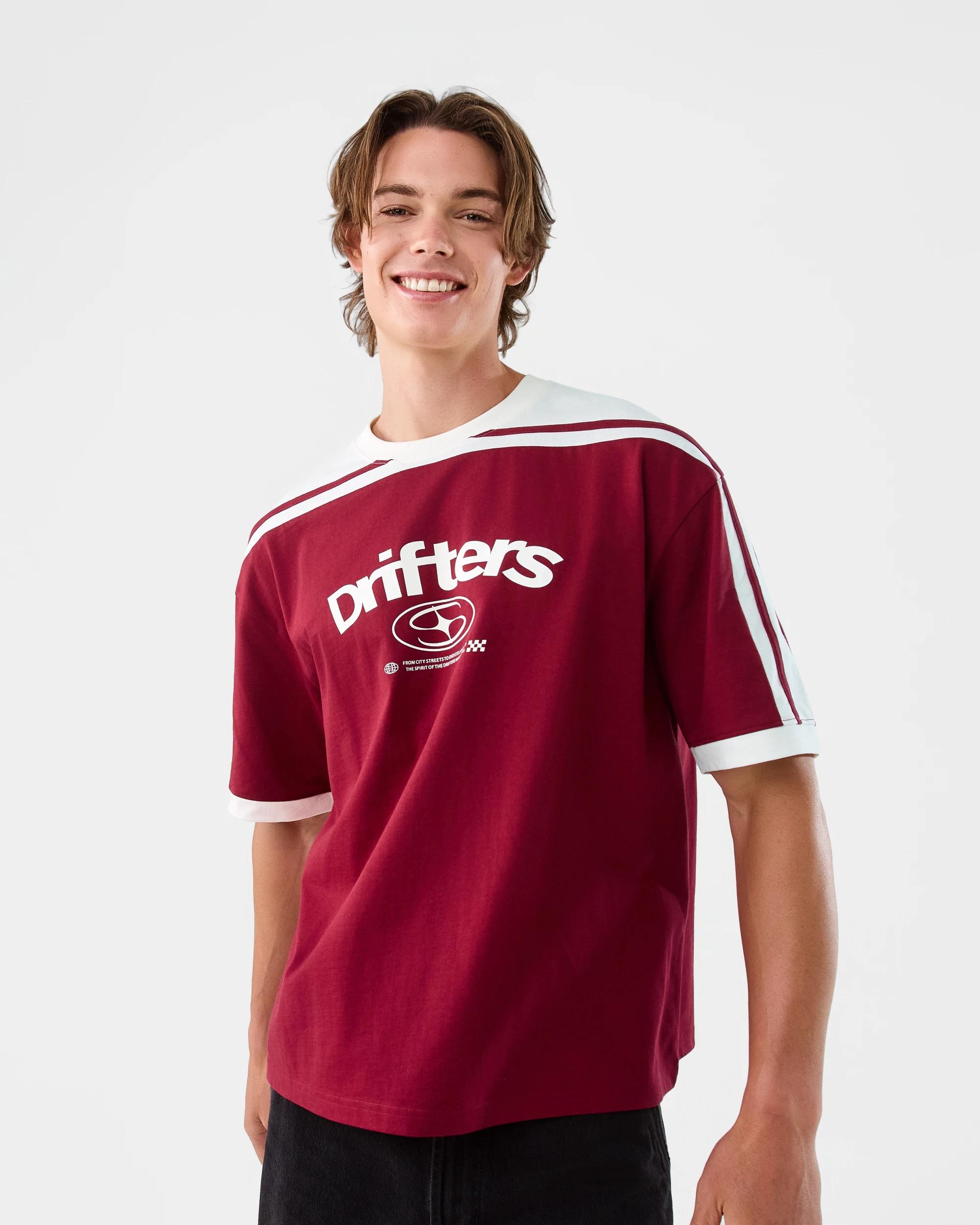 2 Boxy Panel T-shirt Red Logo, 2 of 8