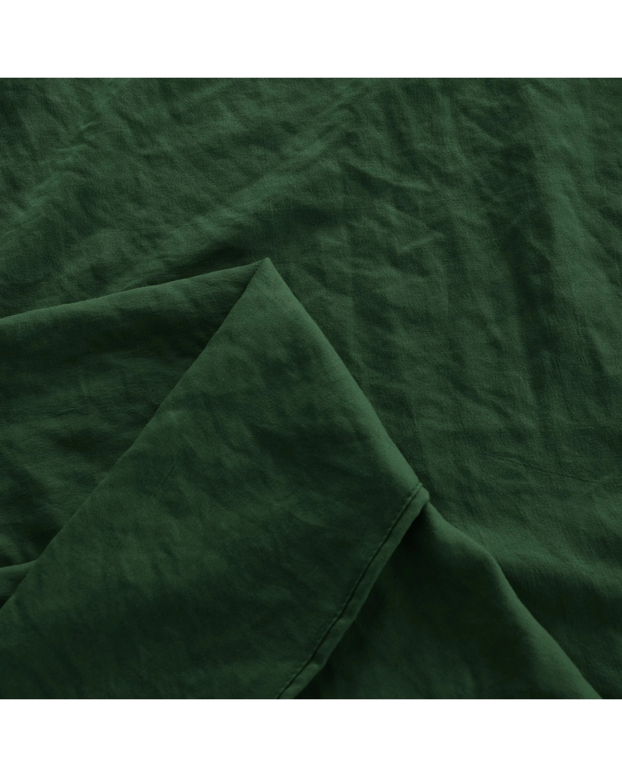 5 Dreamaker Superfine Washed Microfibre Sheet Set - King Single Bed - Hunter Green, 5 of 7