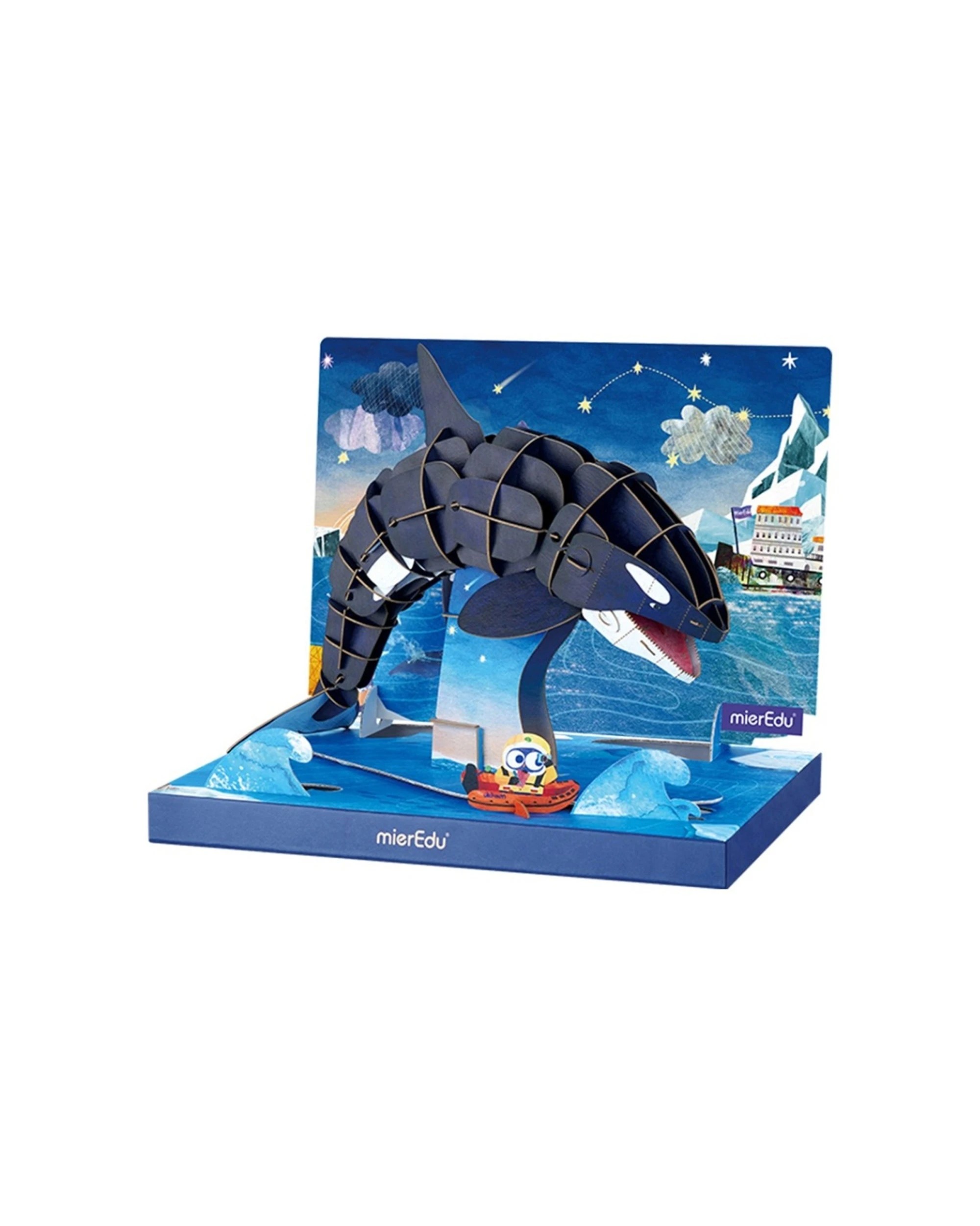 2 Mieredu Eco 3D Puzzle Orca Deluxe Stem Kids Model Kit Toy, 2 of 3