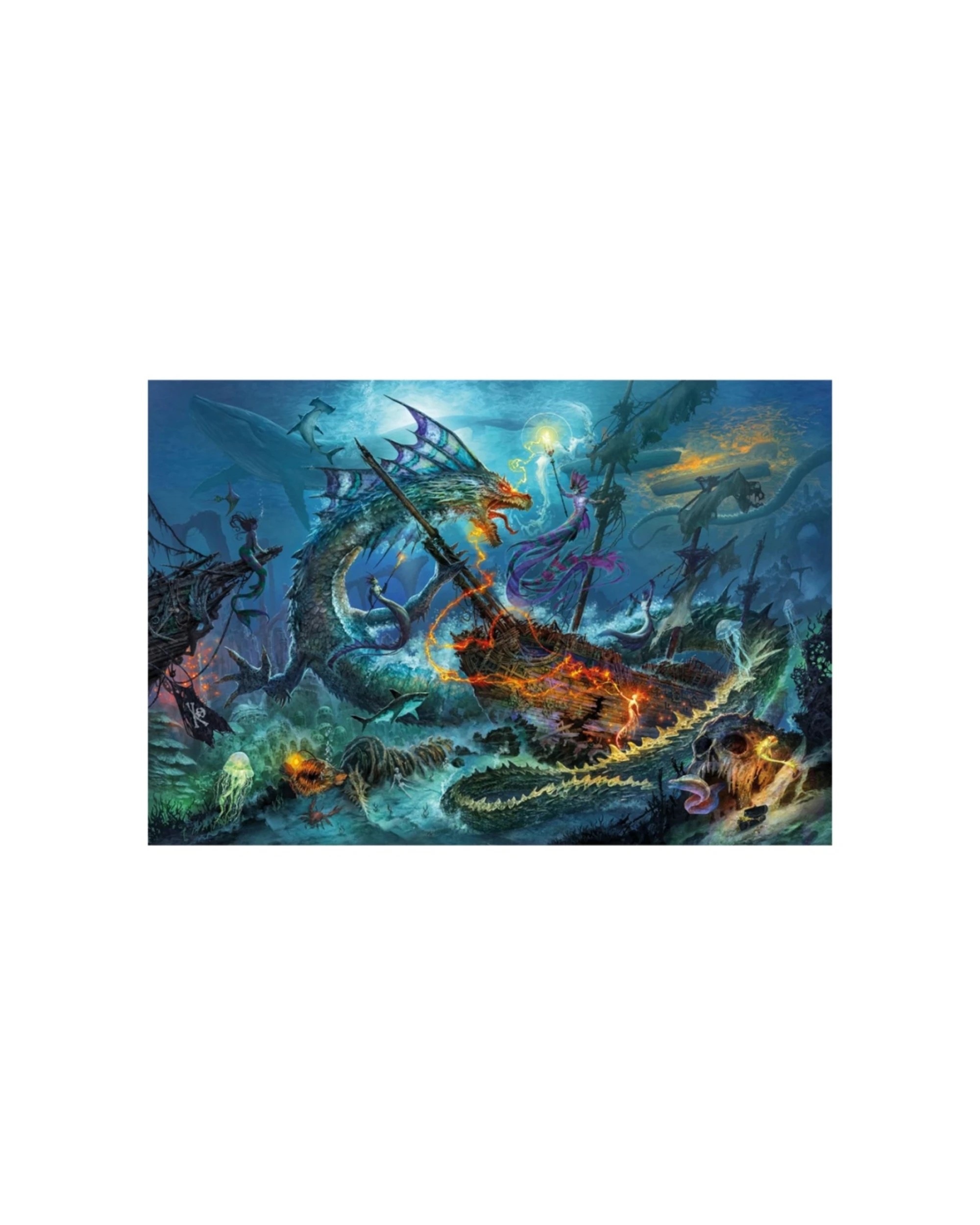 2 Clementoni The Under Water Battle 3000 Piece Puzzle Set - Multi, 2 of 2